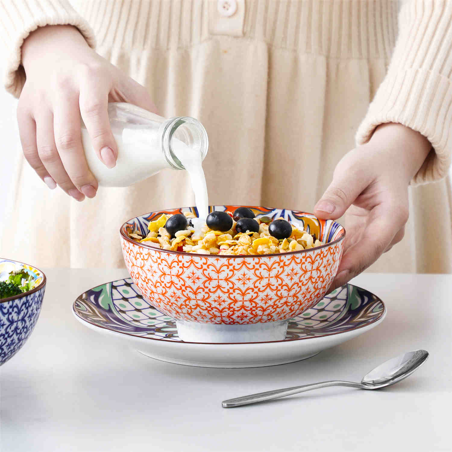 Jasmin 12 Piece Dinnerware Set