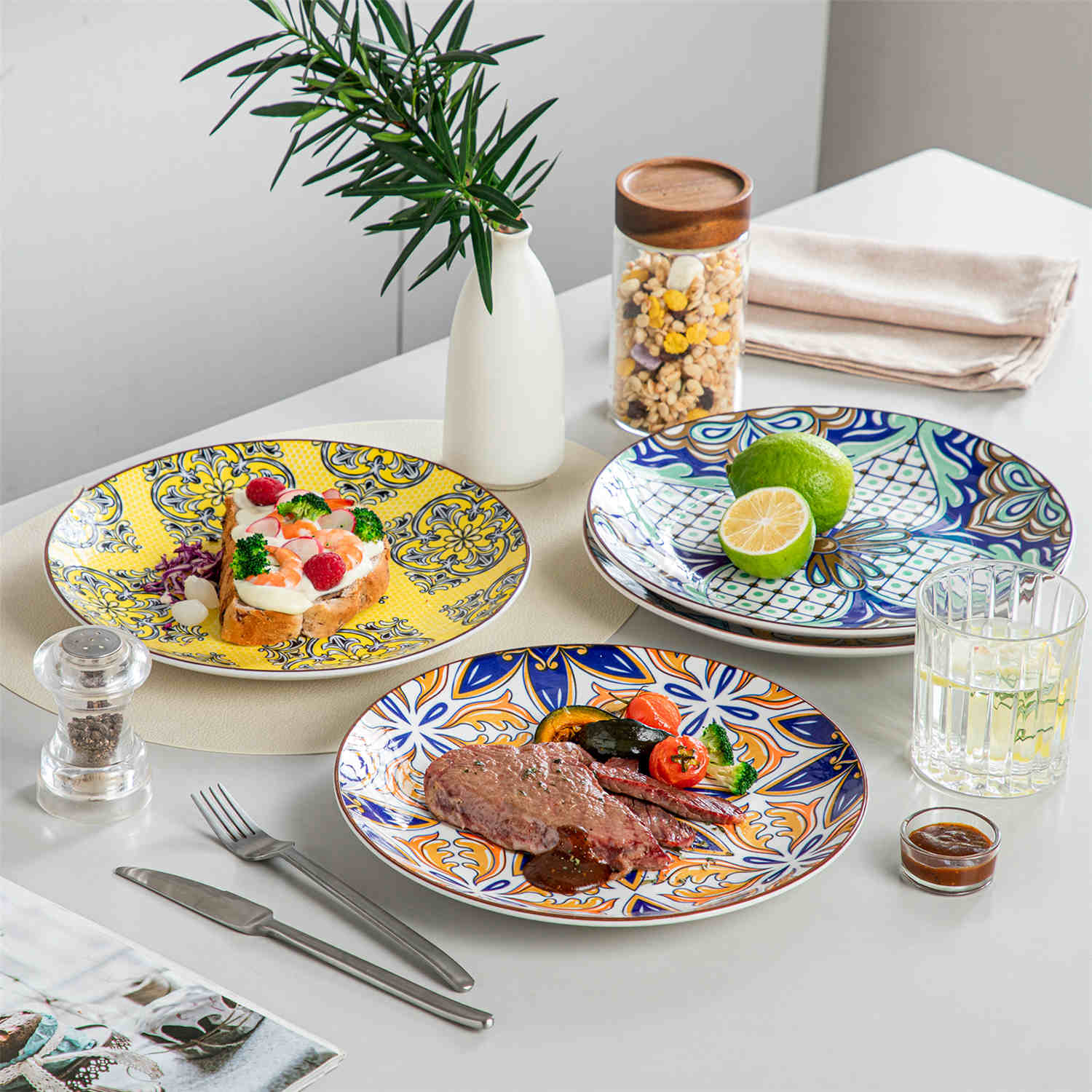 Jasmin Dinner Plates Set of 4