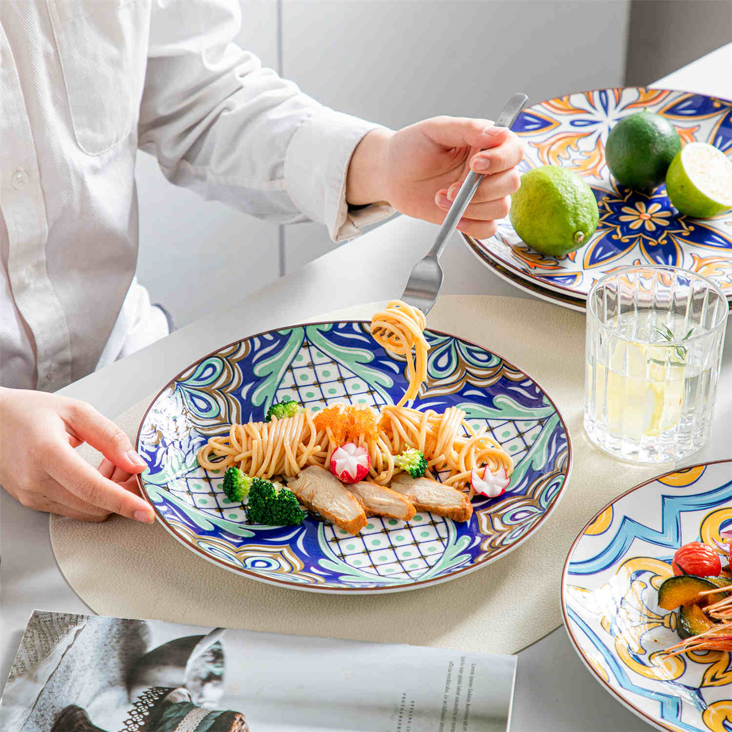 Jasmin Dinner Plates Set of 4