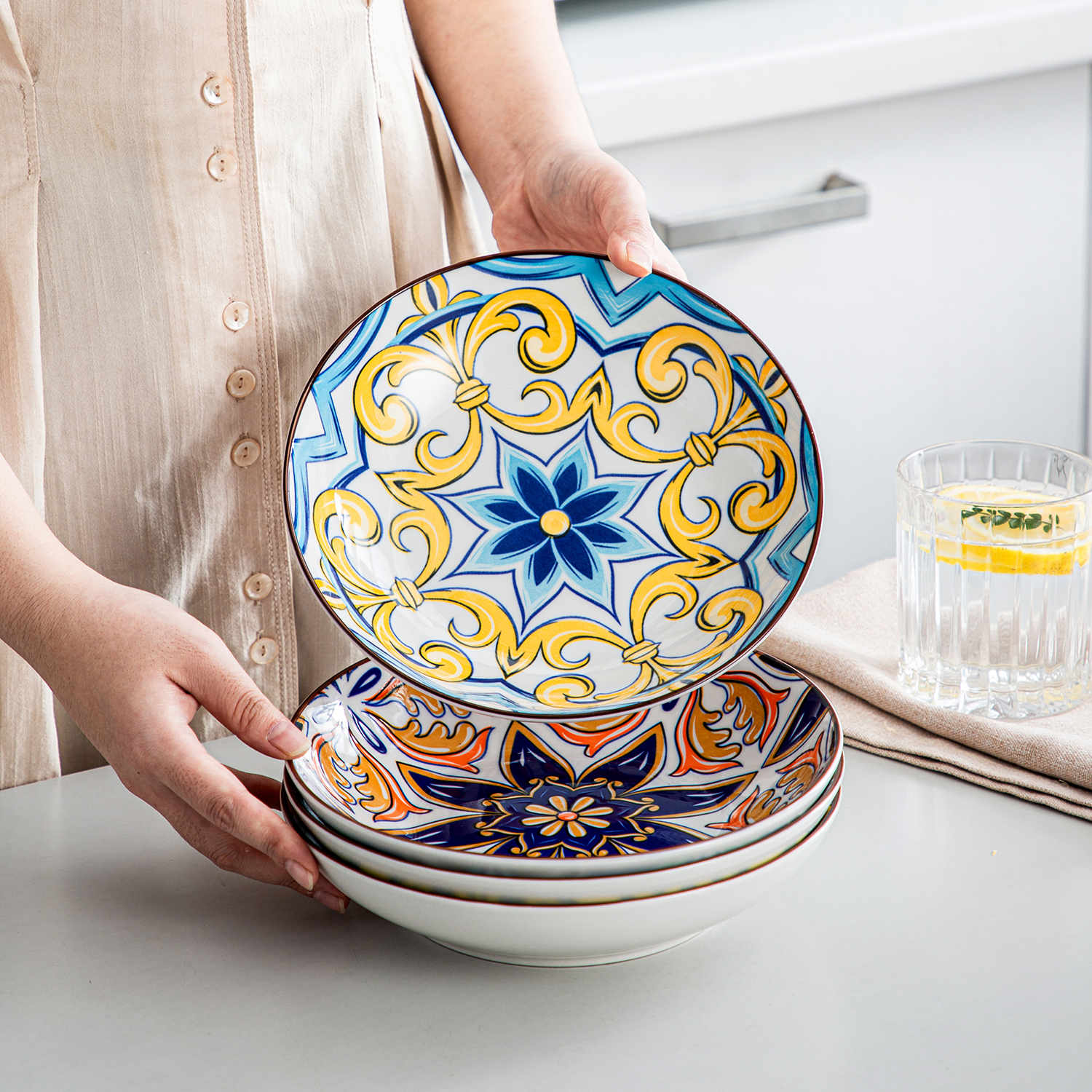 Jasmin Soup Plates Set of 4