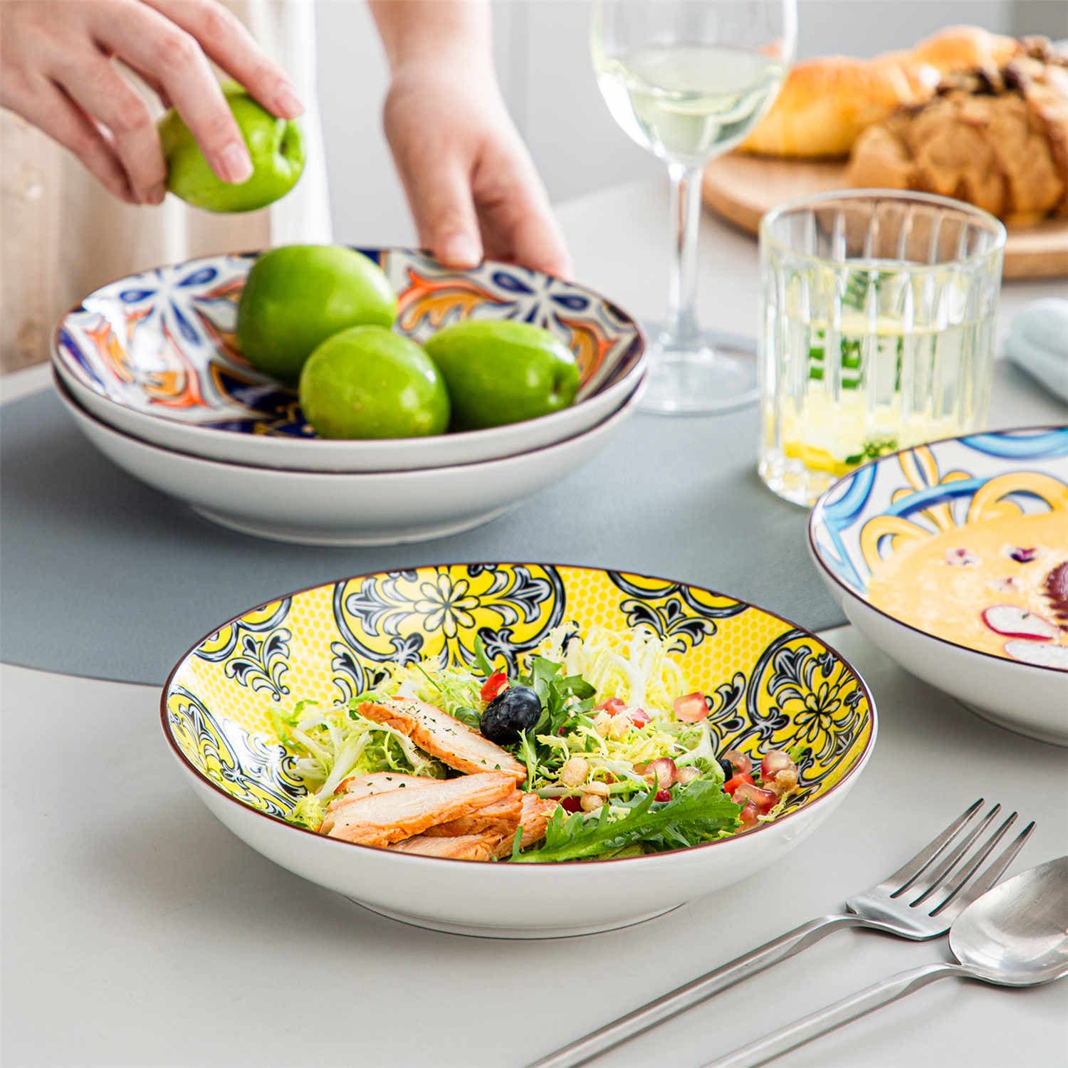 Jasmin Soup Plates Set of 4