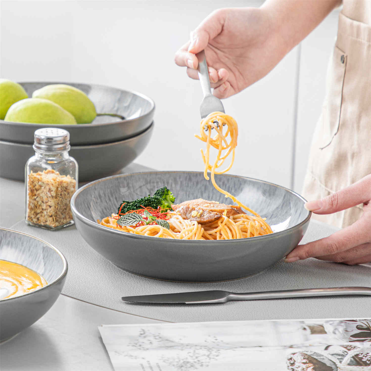 Karst Pasta Bowls Set of 4