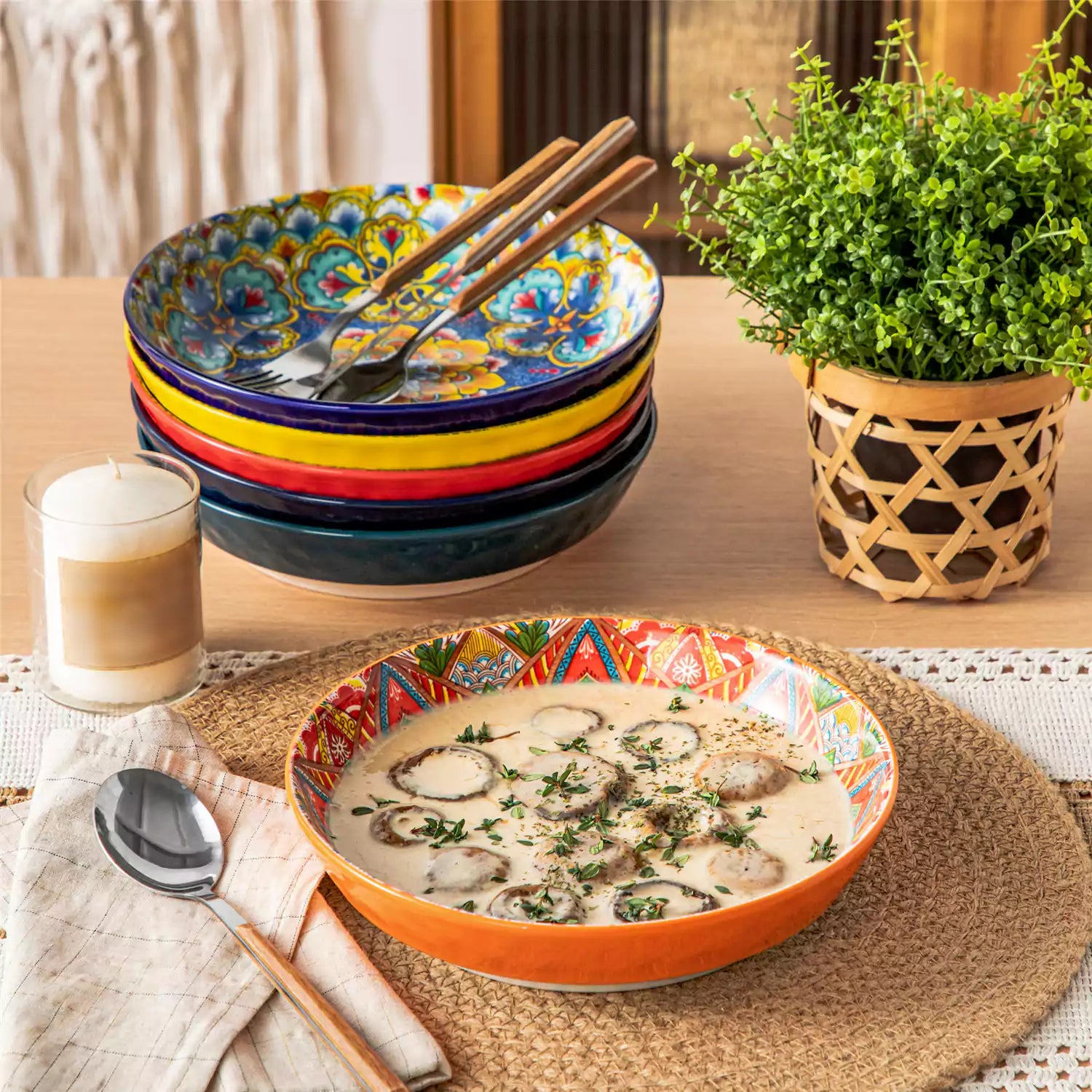 Lumi Pasta Bowls Set of 6