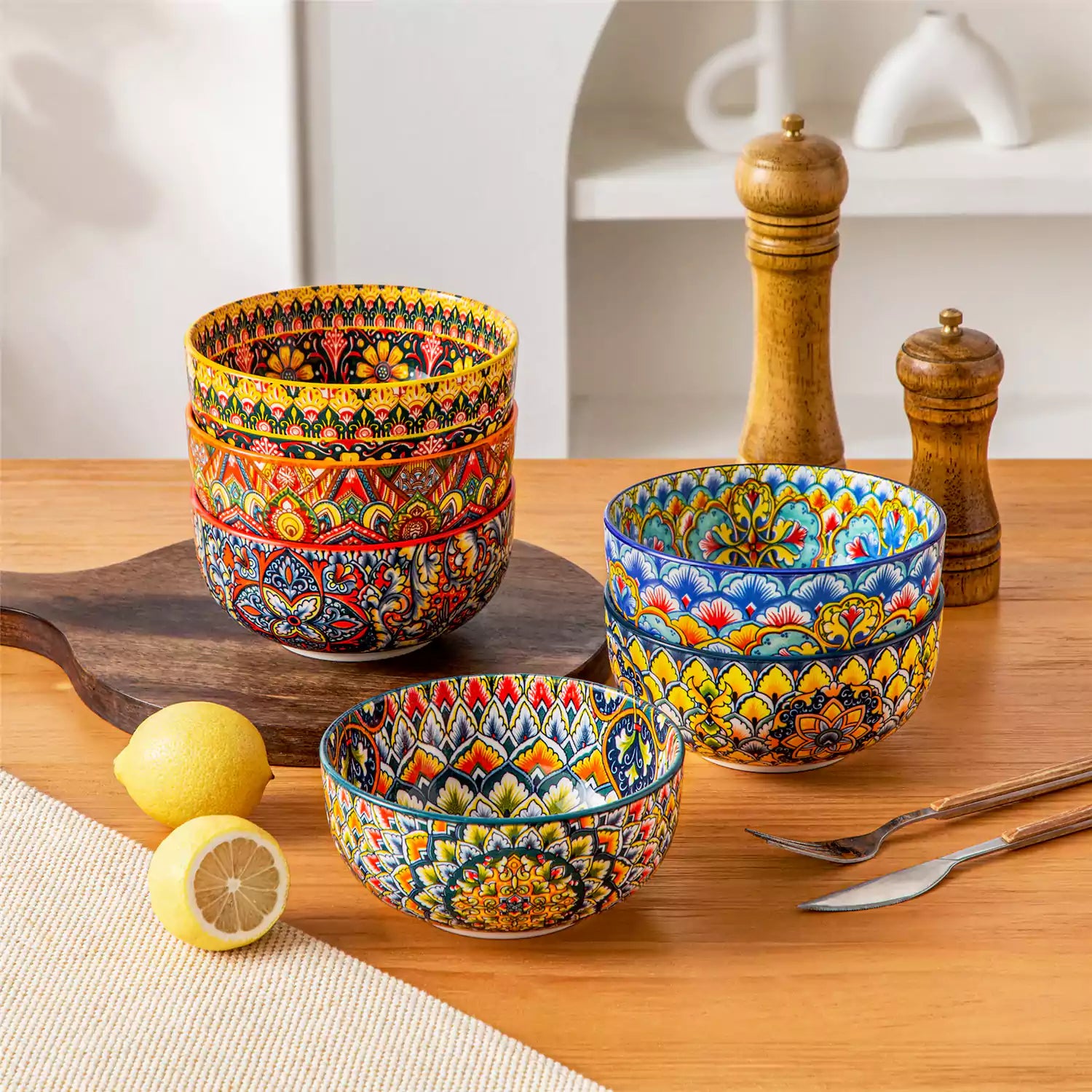 Lumi Double-Sided Bowls Set of 6