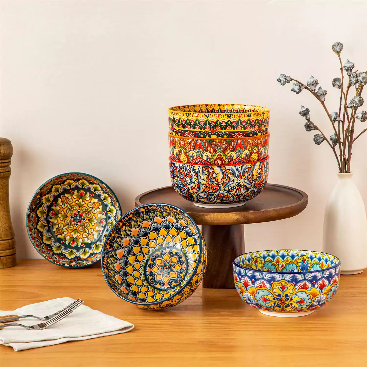 Lumi Double-Sided Bowls Set of 6