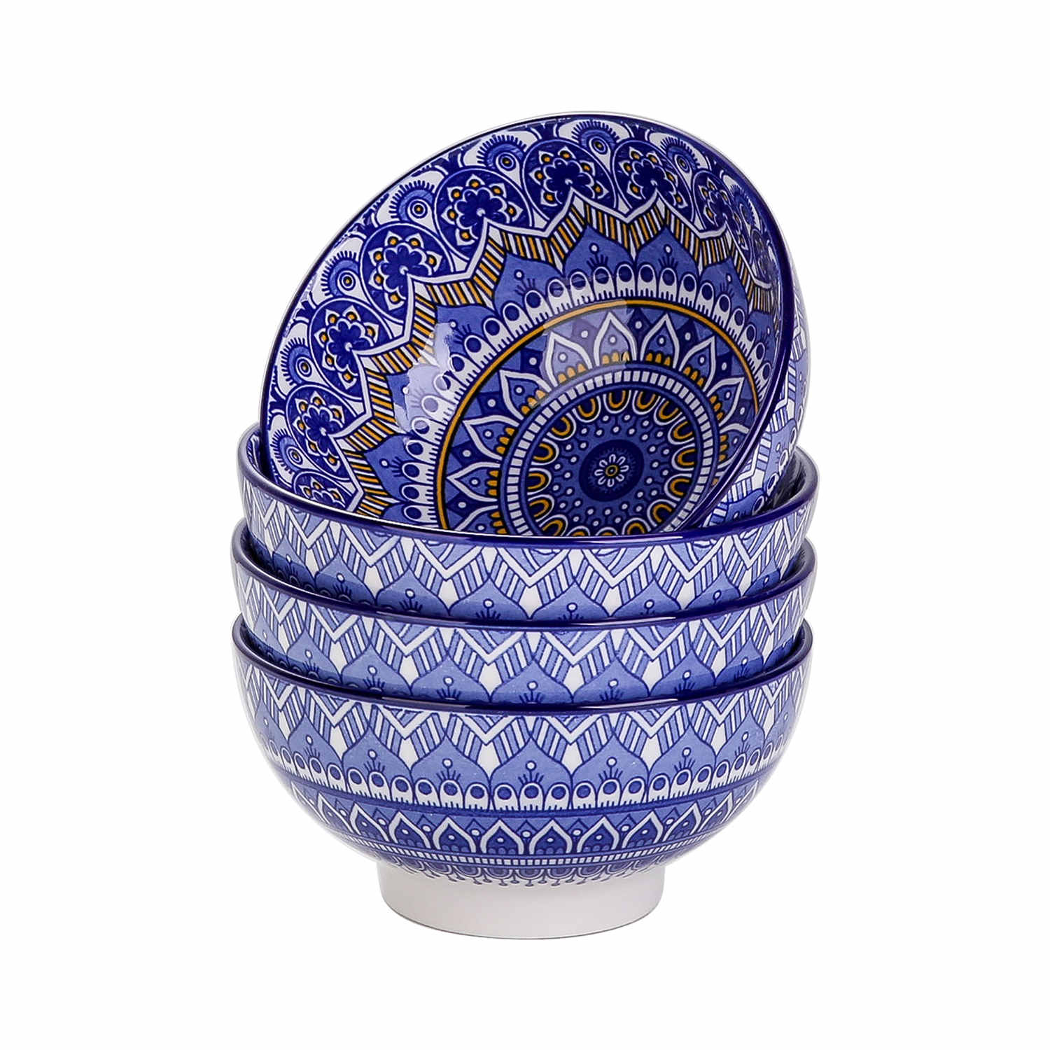 Mandala Cereal Bowls Set of 4