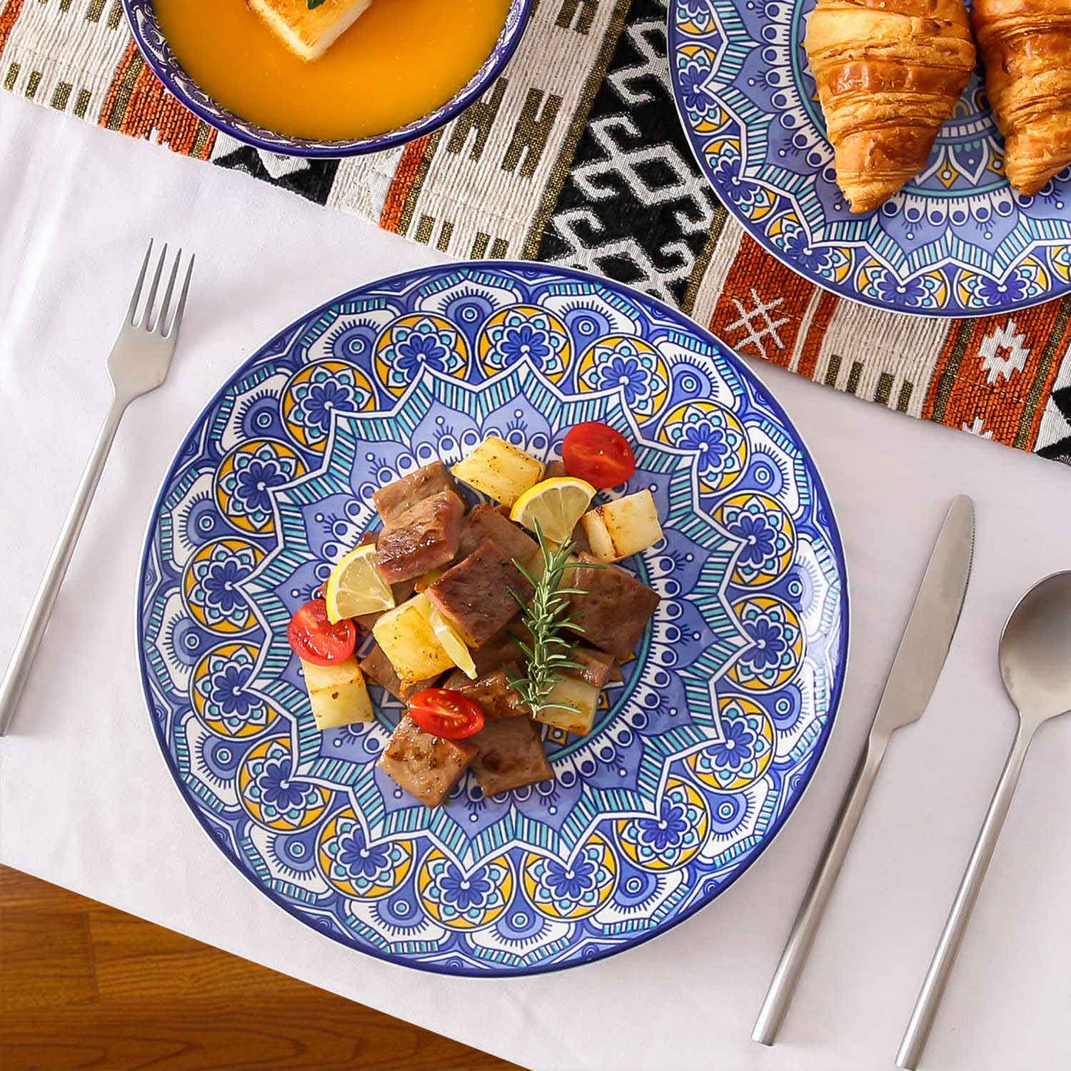 Mandala 16 Piece Dinnerware Set