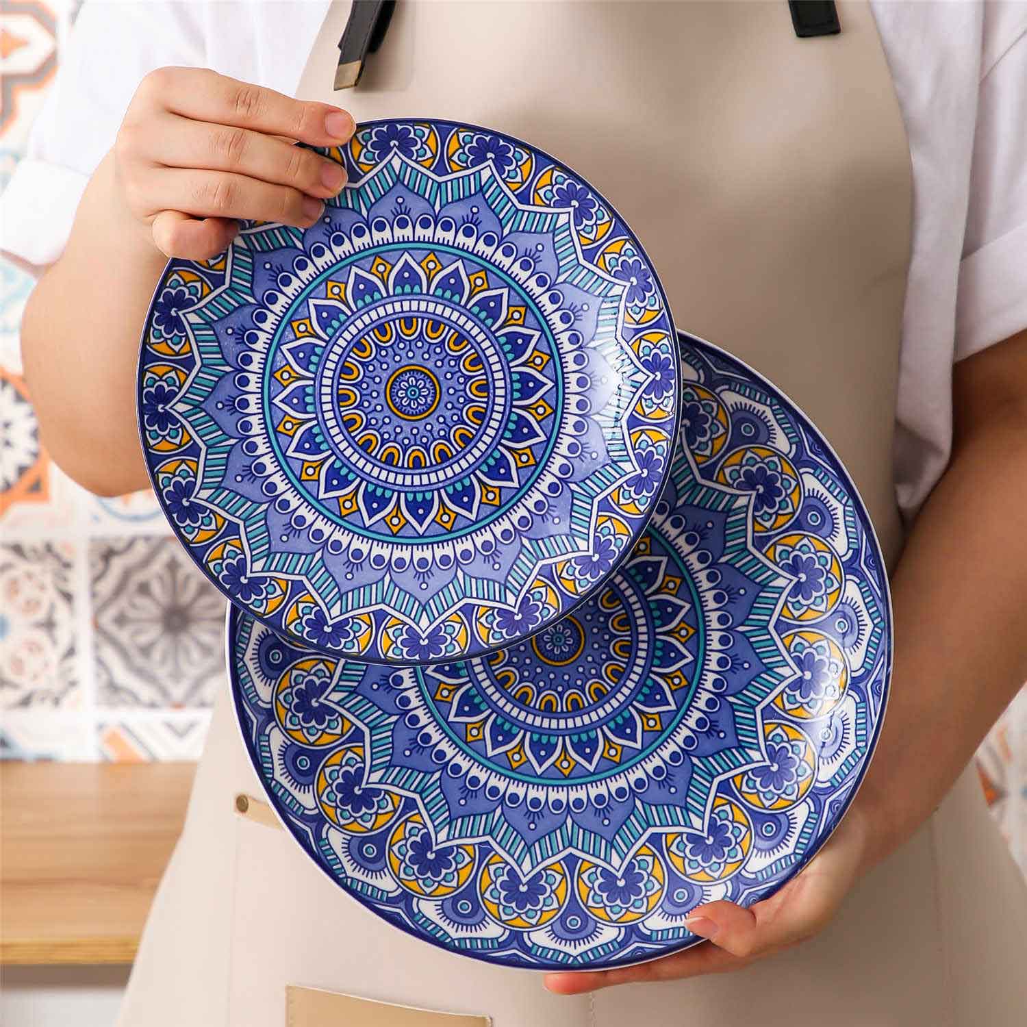Mandala 16 Piece Dinnerware Set