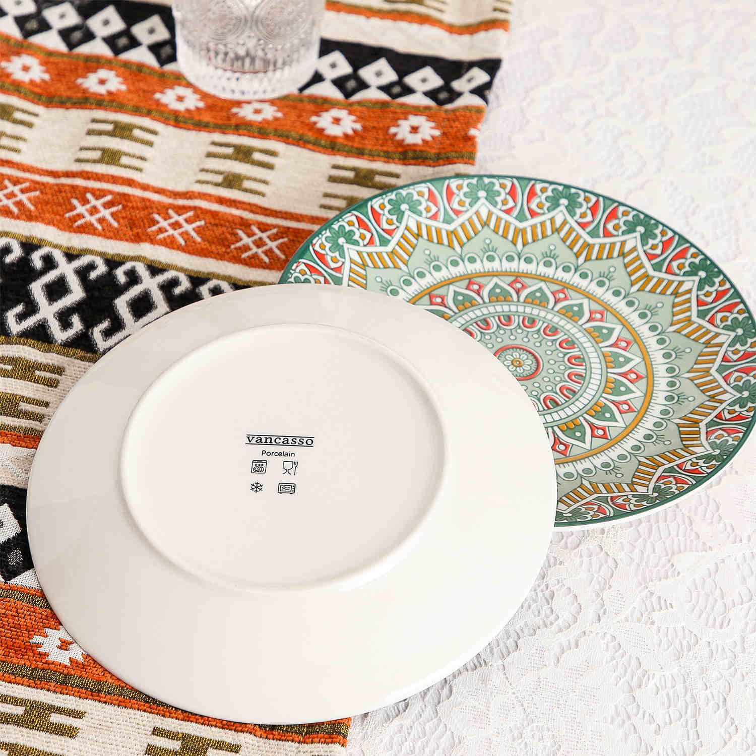 Mandala Salad Plates Set of 4