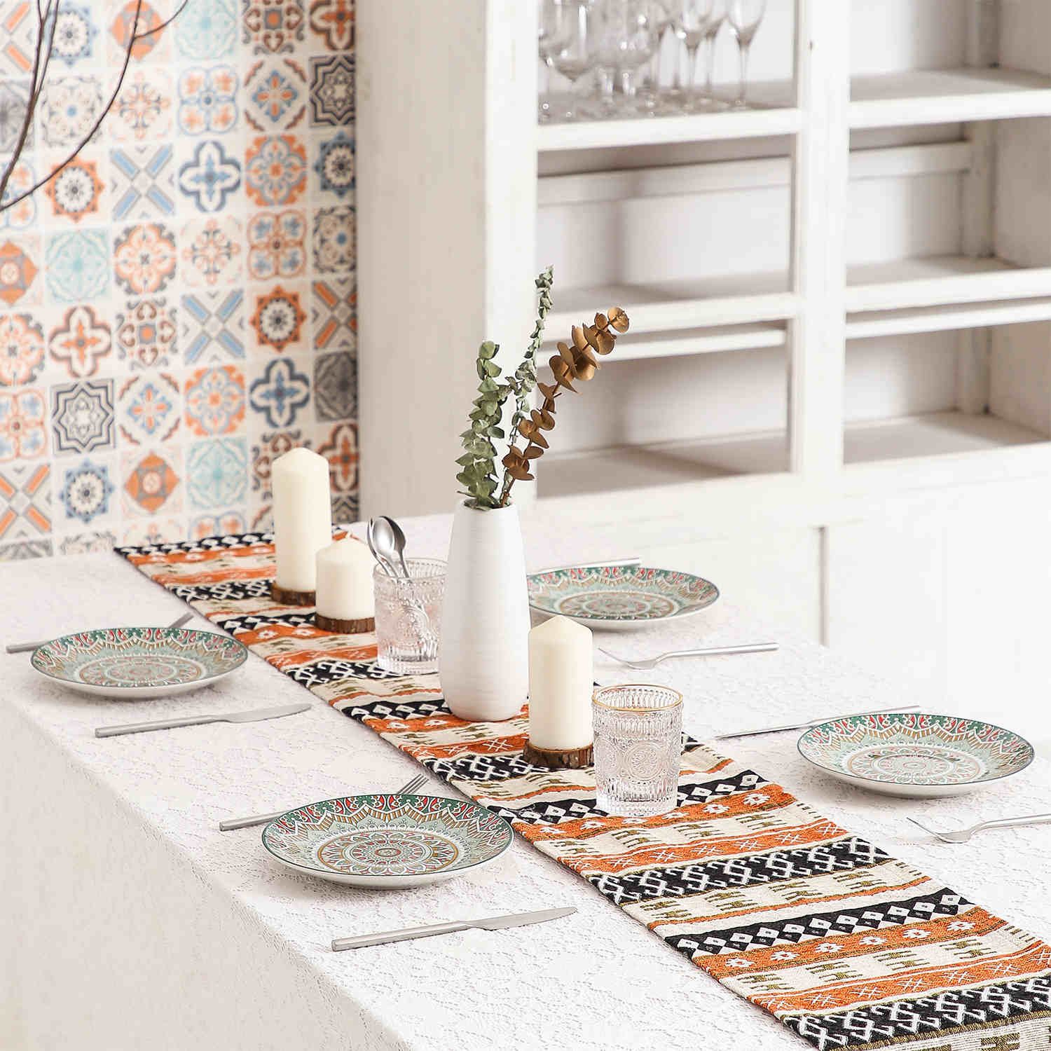 Mandala Salad Plates Set of 4