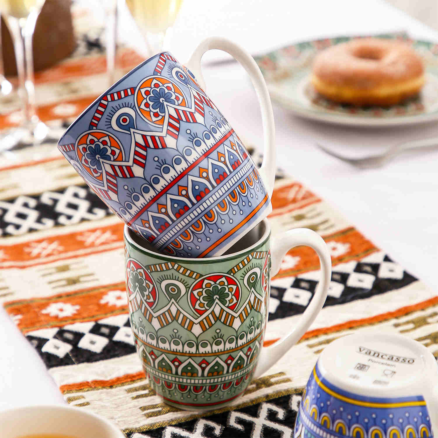 Mandala Mugs Set of 4