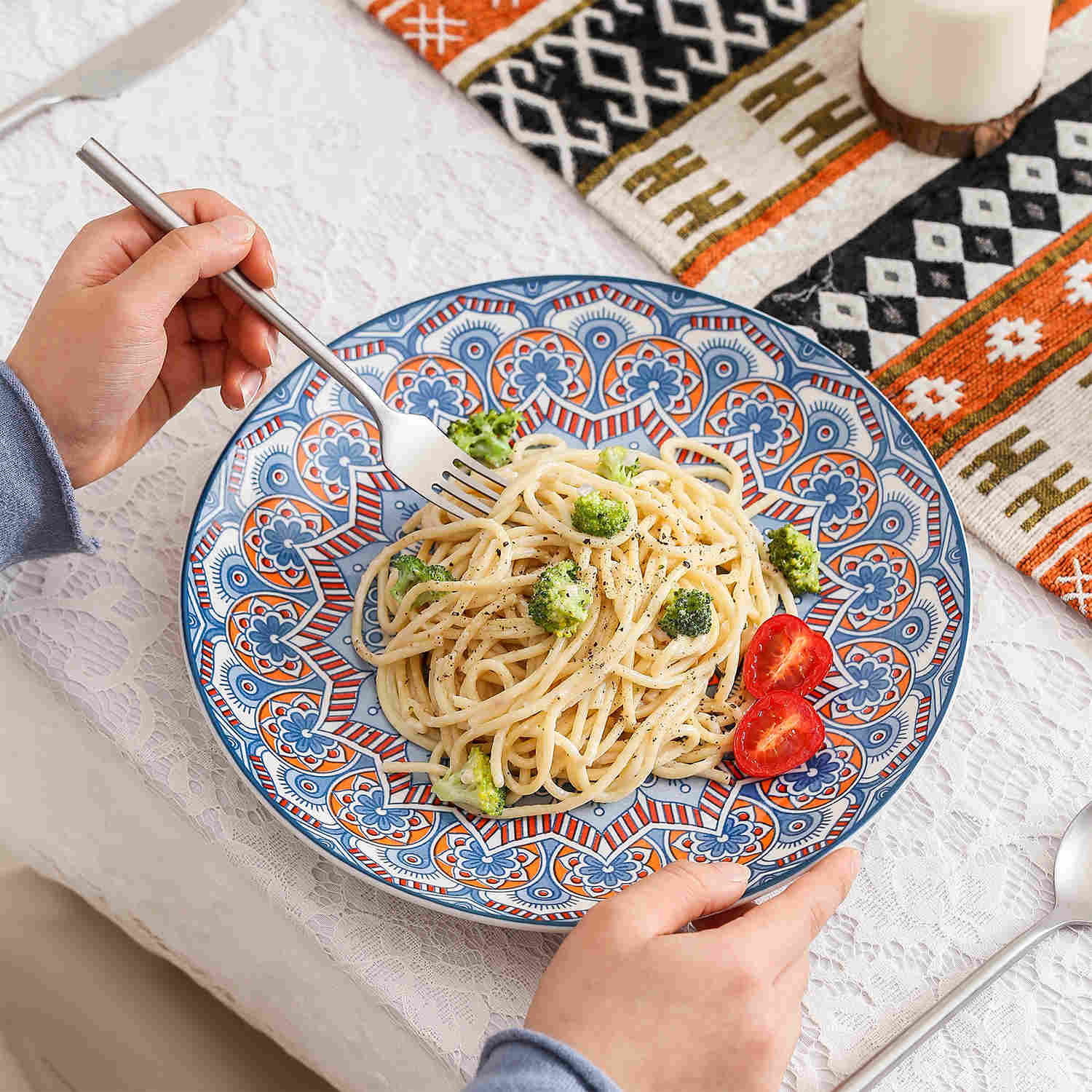 Mandala Dinner Plates Set of 4