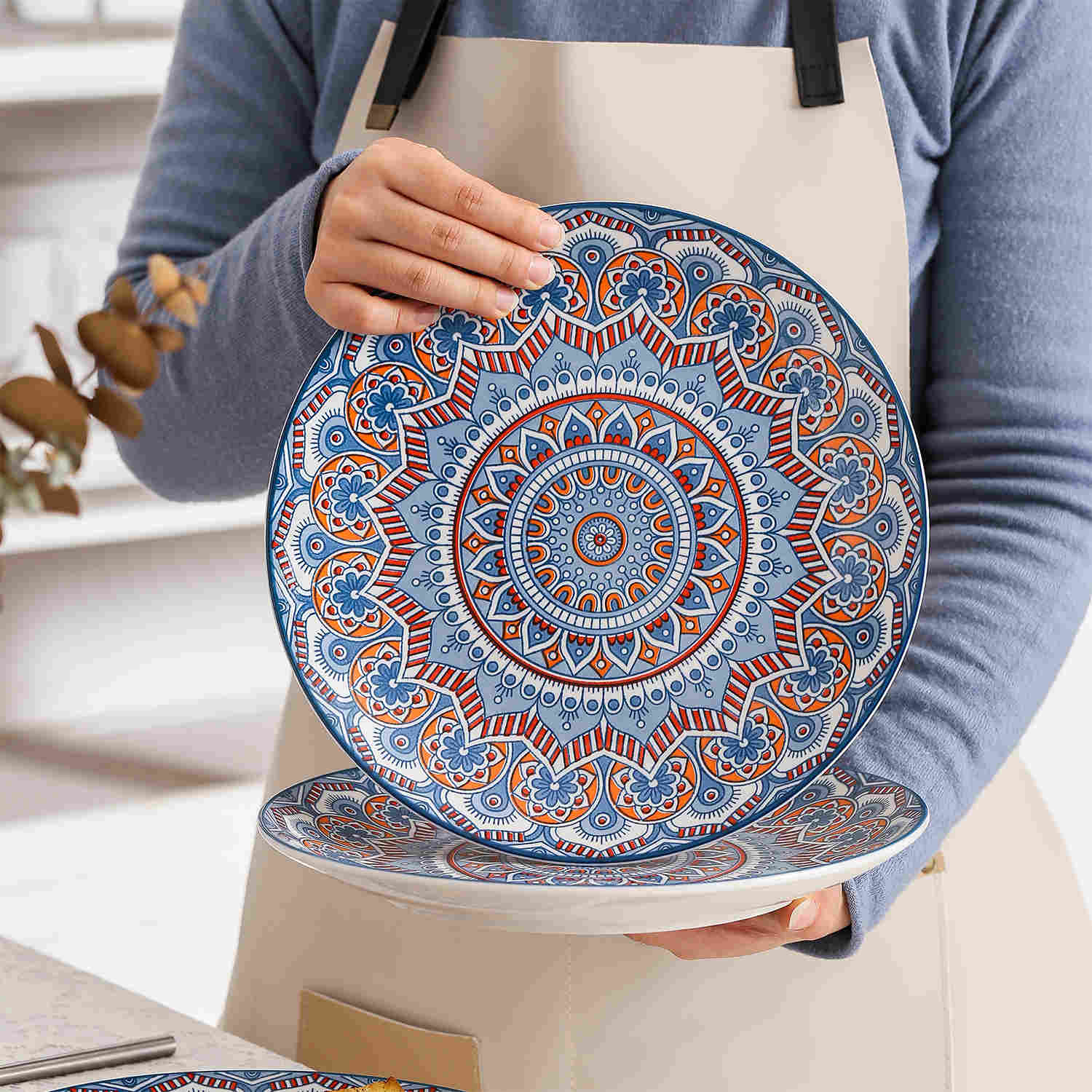 Mandala Dinner Plates Set of 4