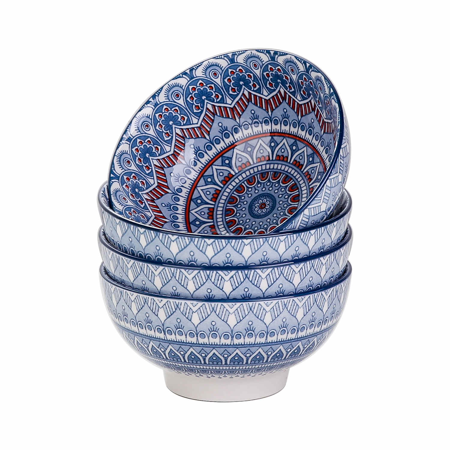 Mandala Cereal Bowls Set of 4