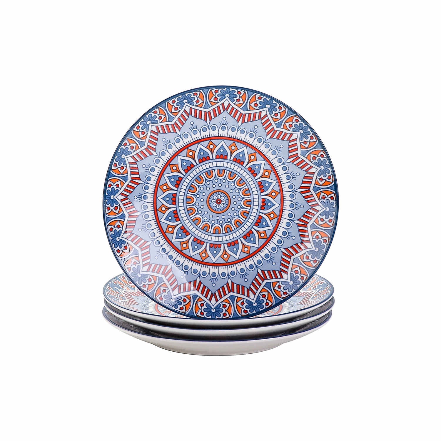 Mandala Salad Plates Set of 4