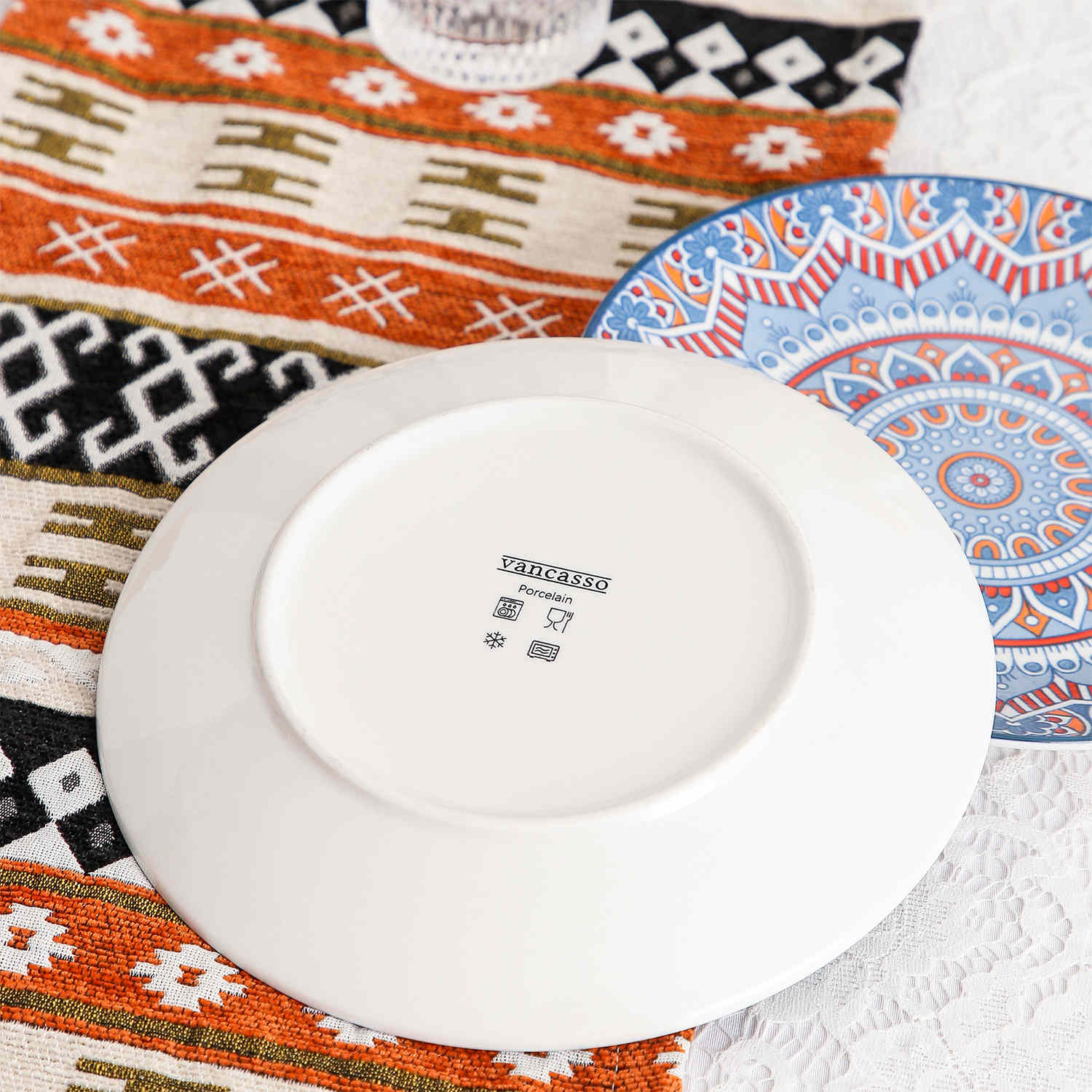 Mandala Salad Plates Set of 4
