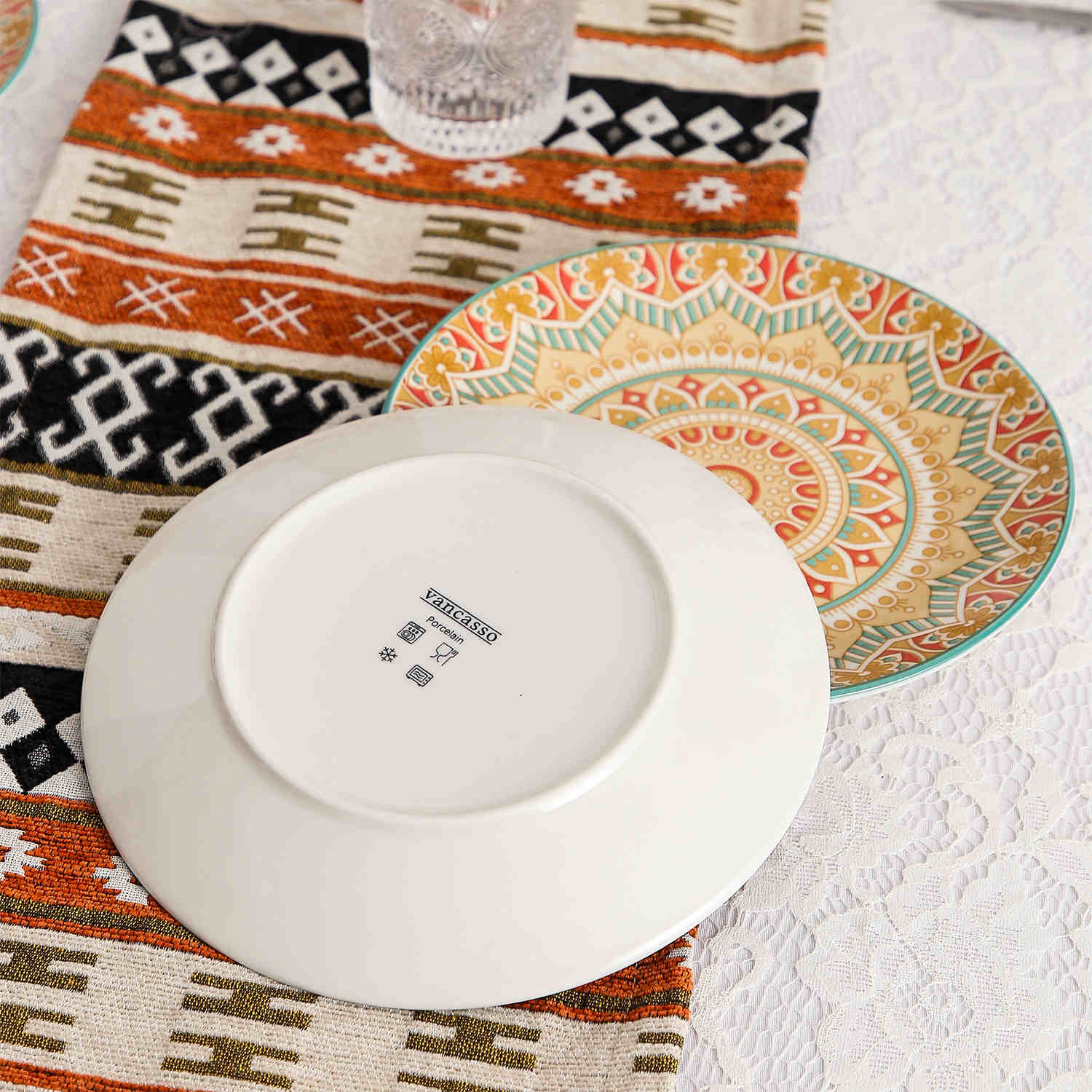 Mandala Salad Plates Set of 4