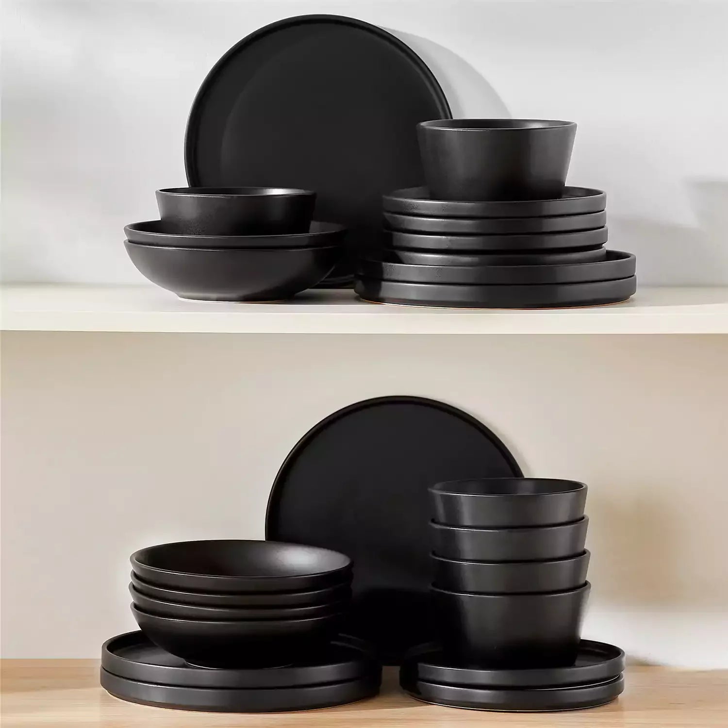 Playa 24 Piece Matte Dinnerware Set