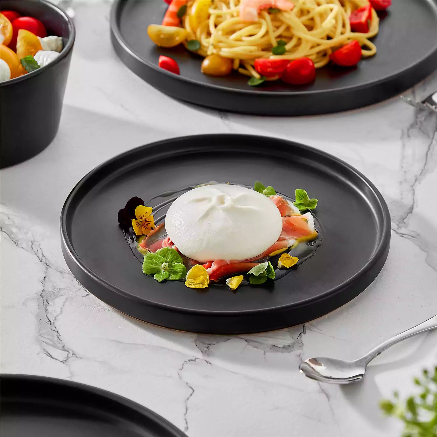 Playa 24 Piece Matte Dinnerware Set