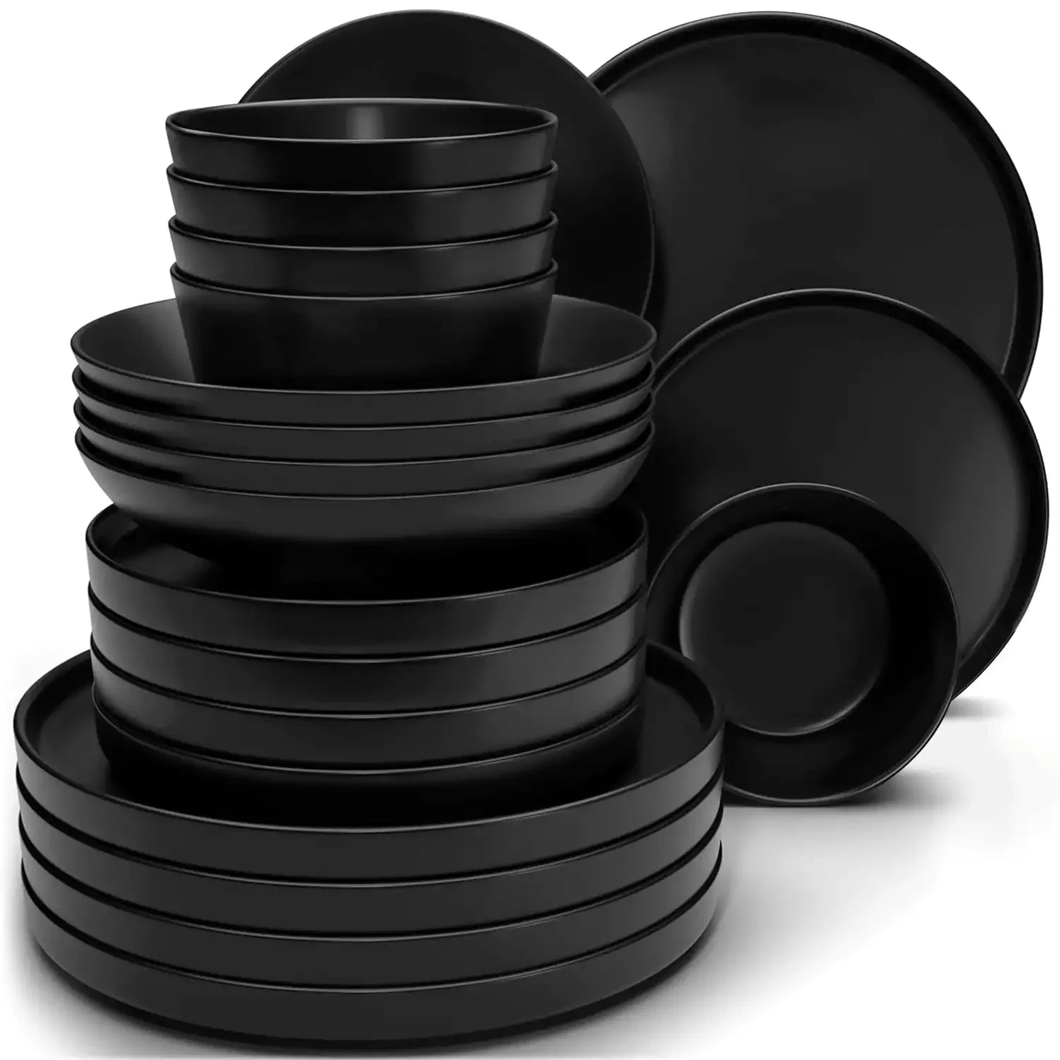 Playa 24 Piece Matte Dinnerware Set