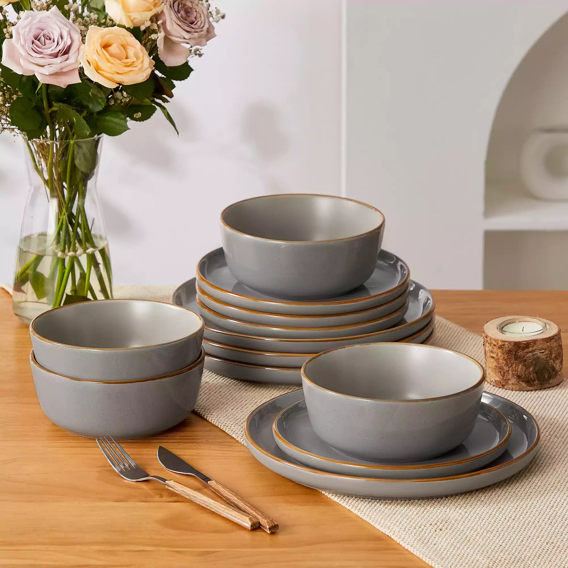 Reno 12 Piece Dinnerware Set