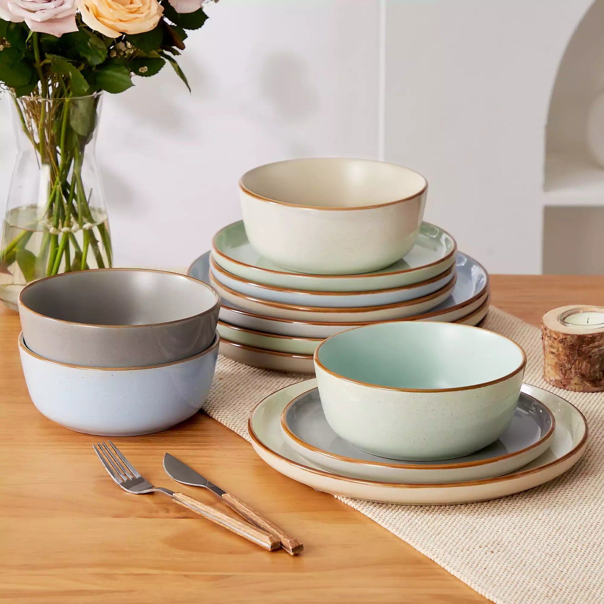 Reno 12 Piece Dinnerware Set