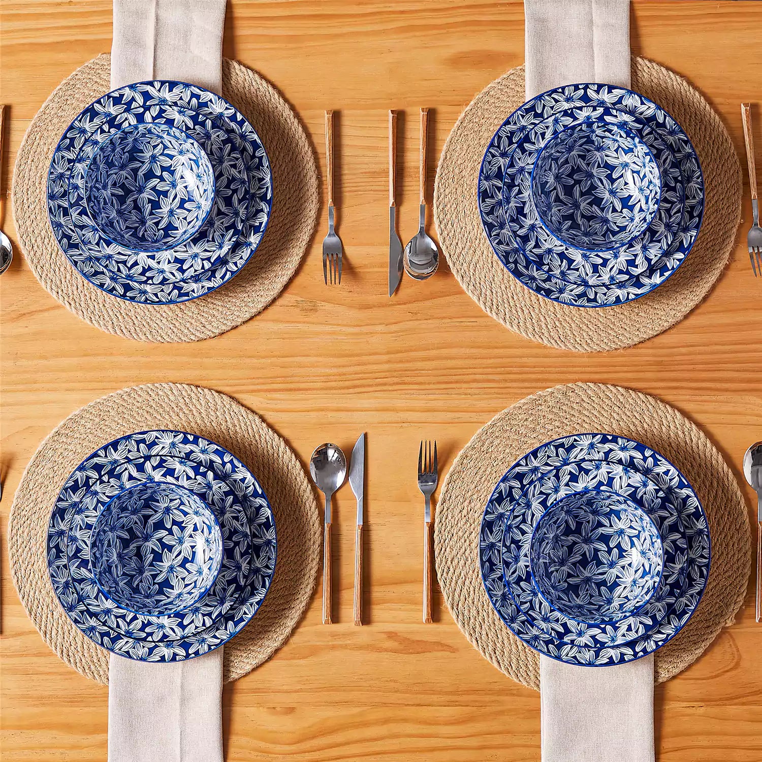 Selene 12 Piece Dinnerware Set