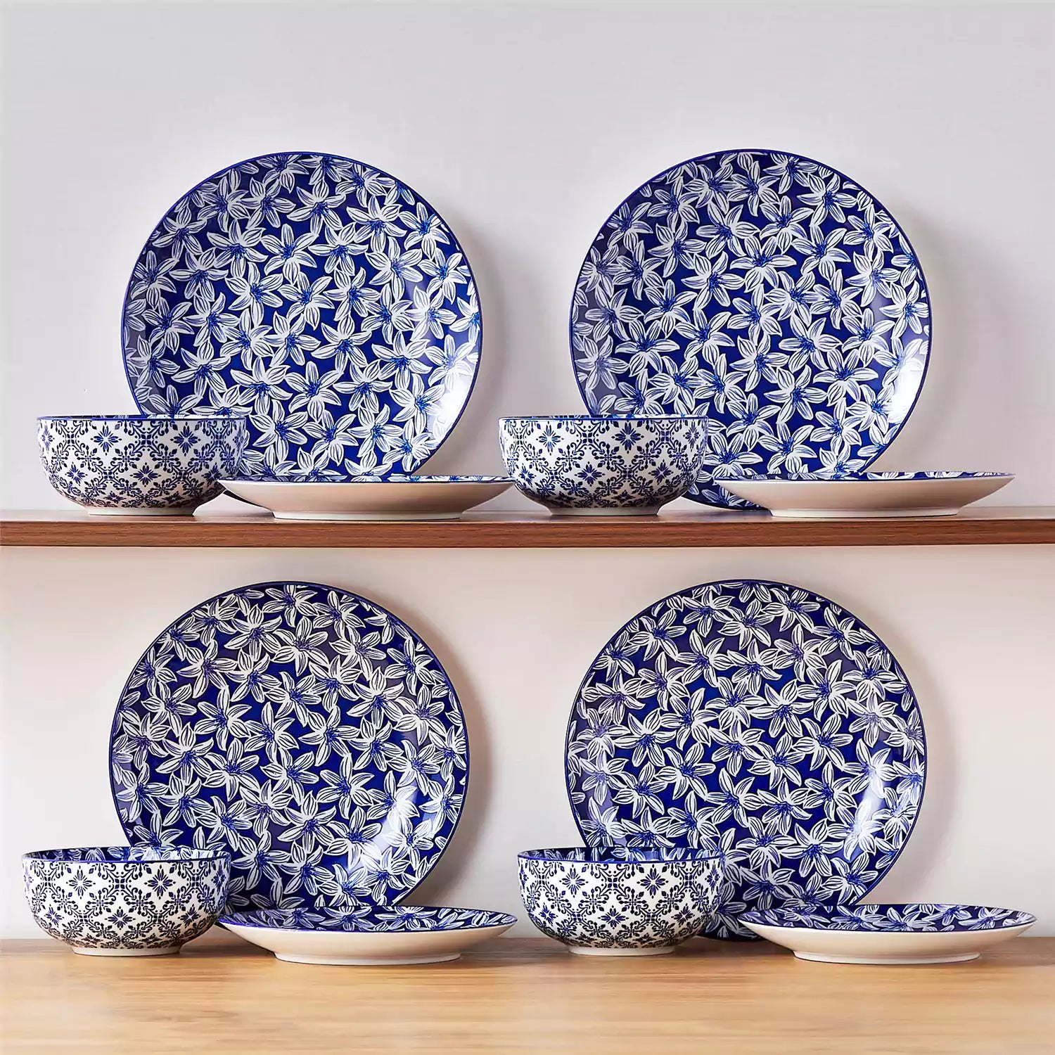 Selene 12 Piece Dinnerware Set