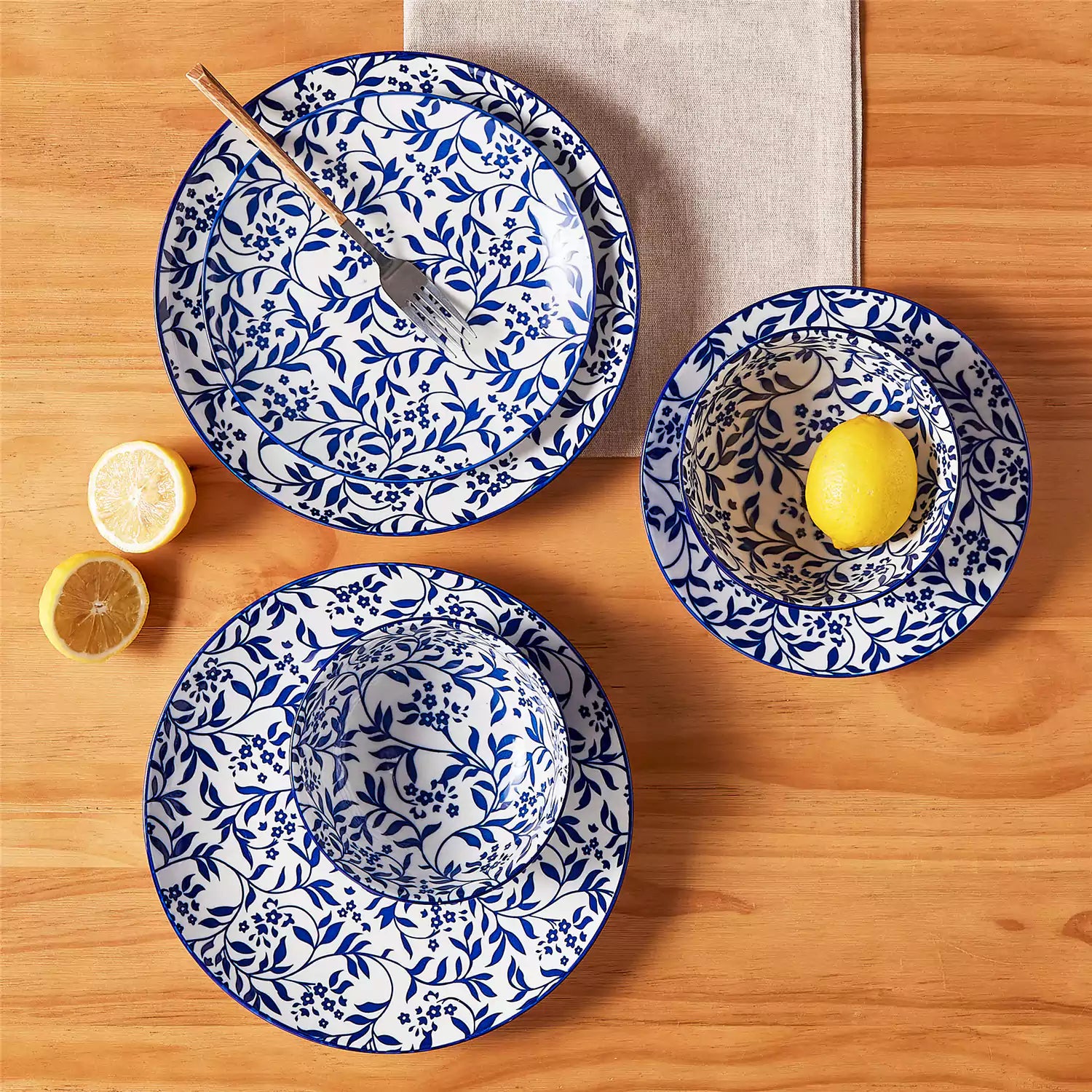 Selene 12 Piece Dinnerware Set