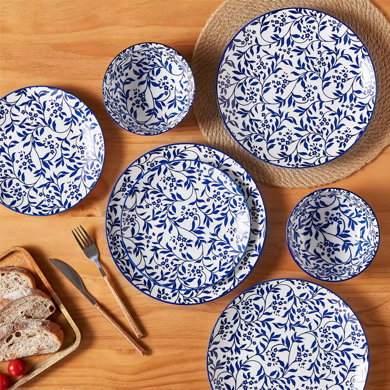 Selene 12 Piece Dinnerware Set