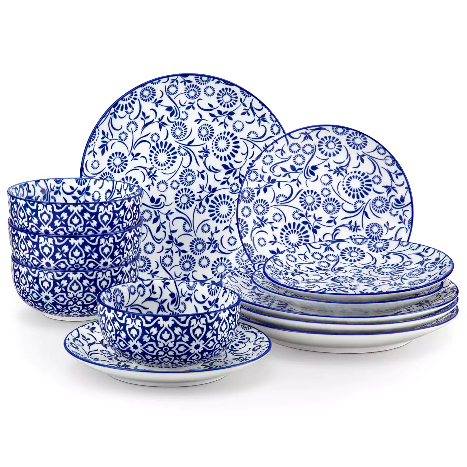 Selene 12 Piece Dinnerware Set