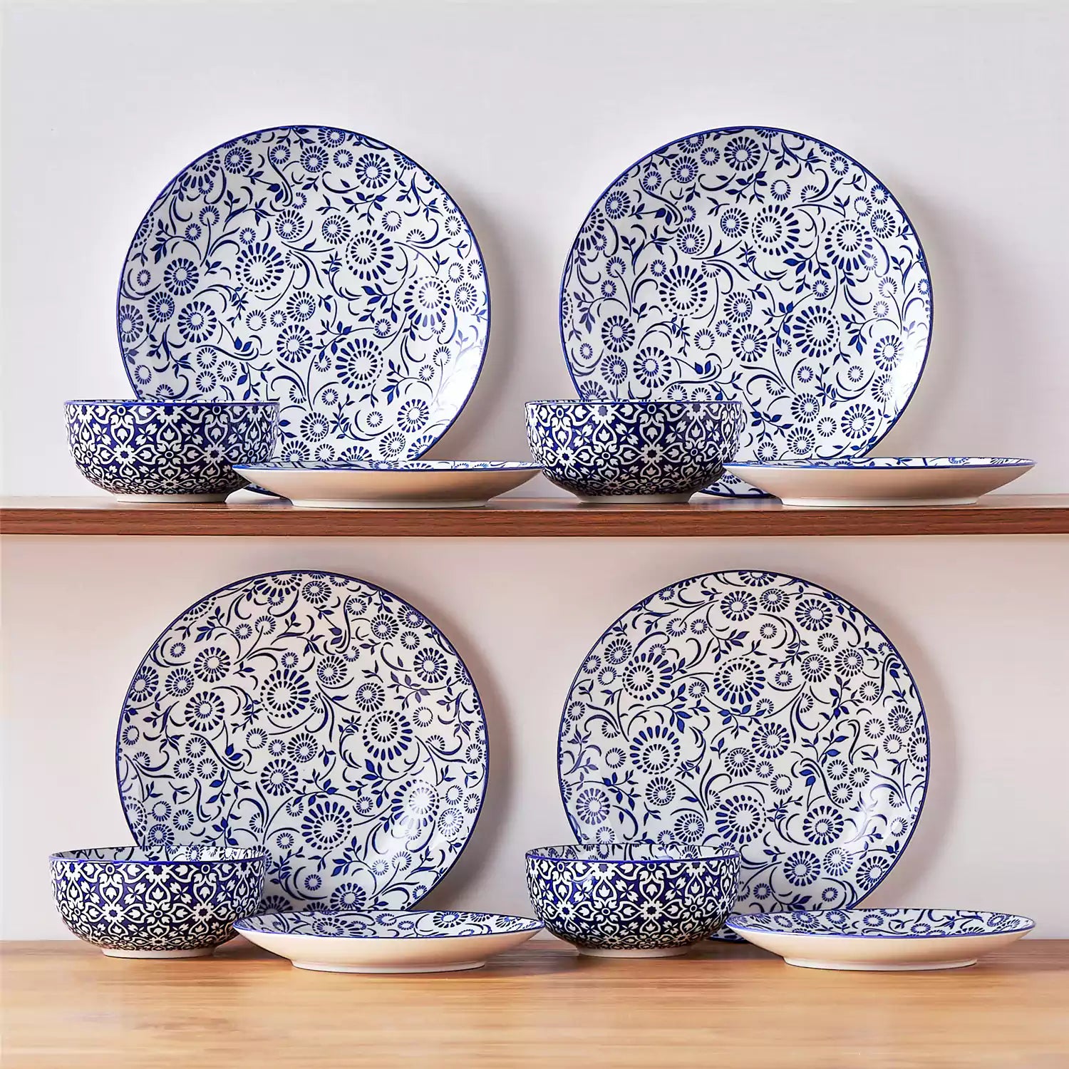 Selene 12 Piece Dinnerware Set