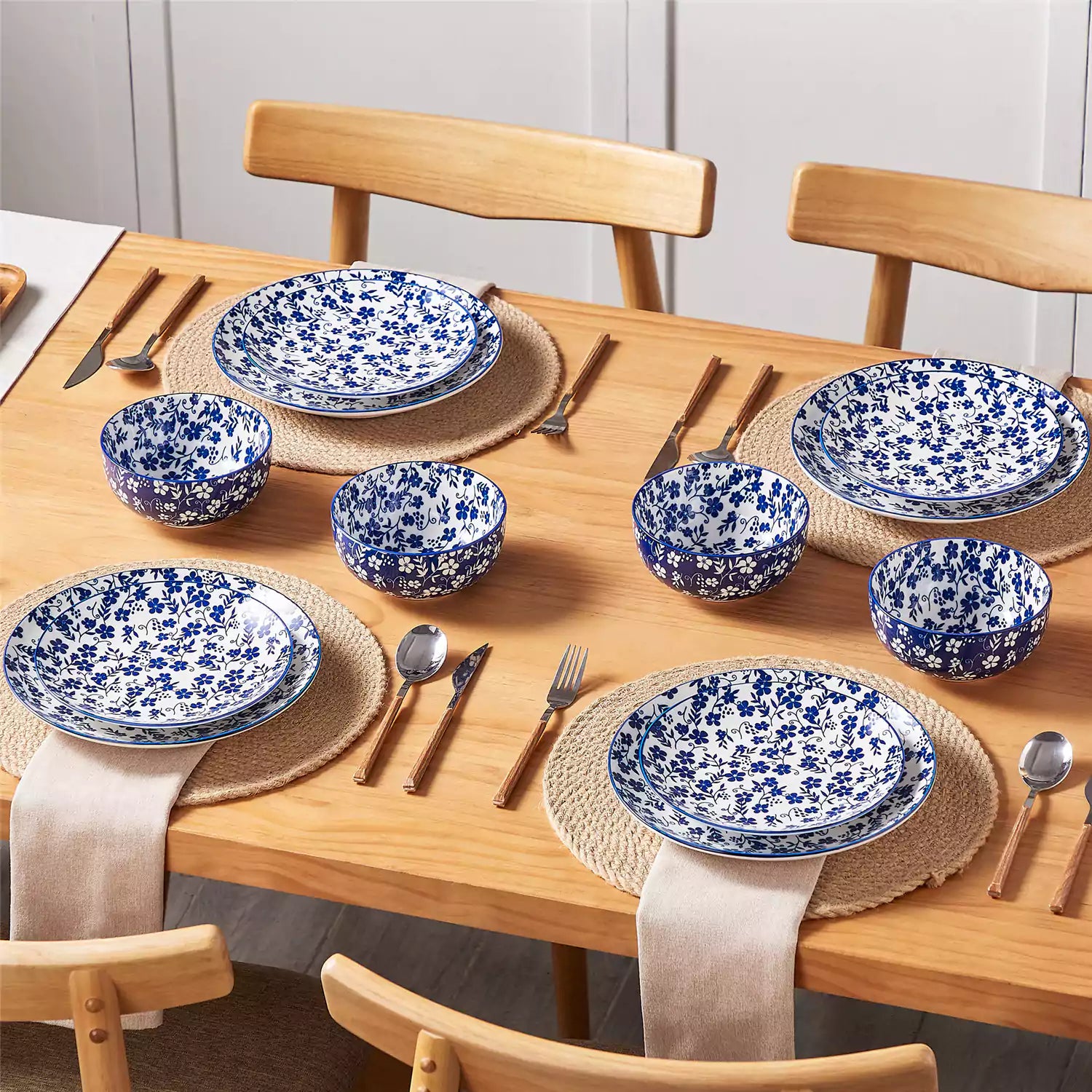 Selene 12 Piece Dinnerware Set