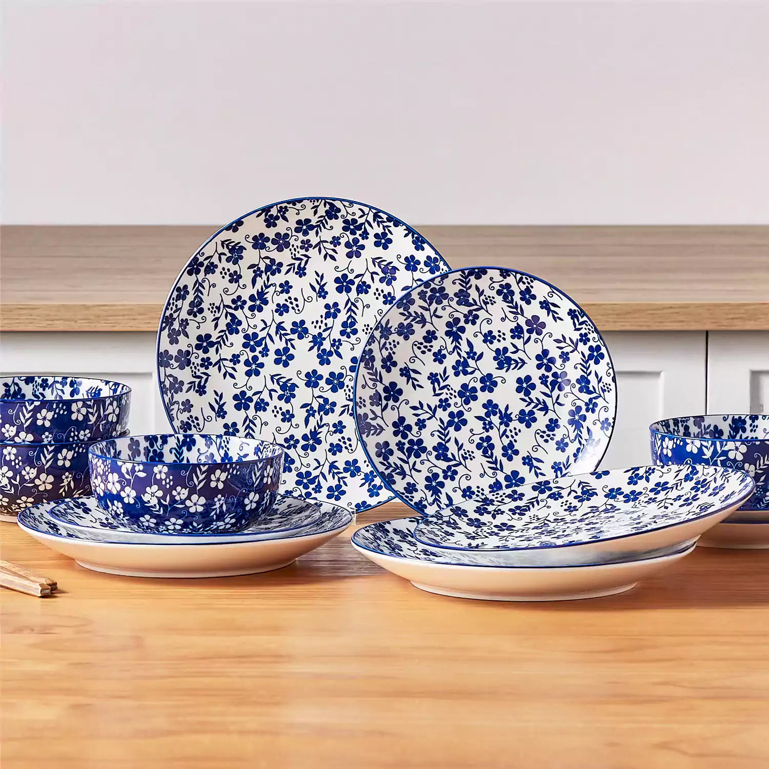 Selene 12 Piece Dinnerware Set
