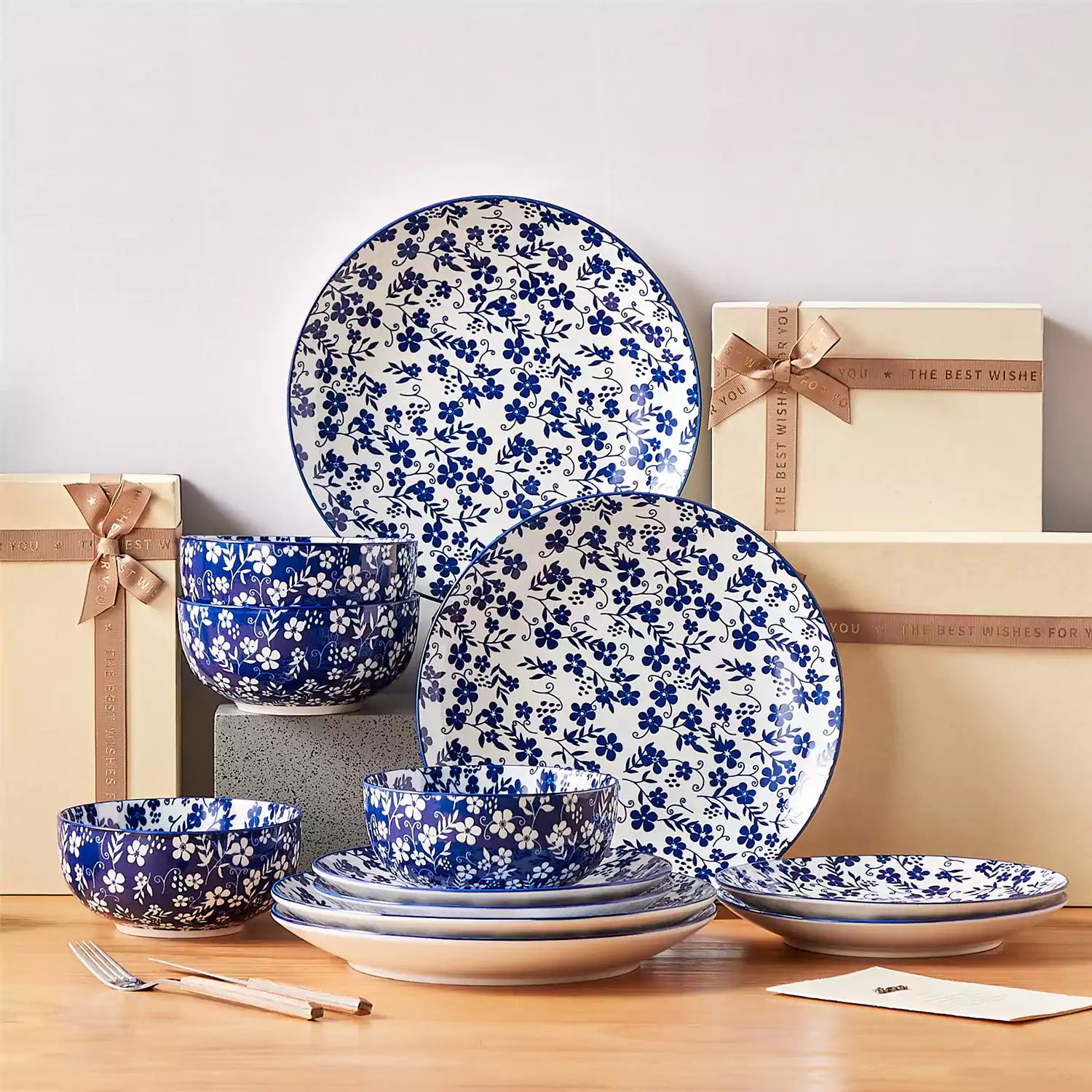 Selene 12 Piece Dinnerware Set