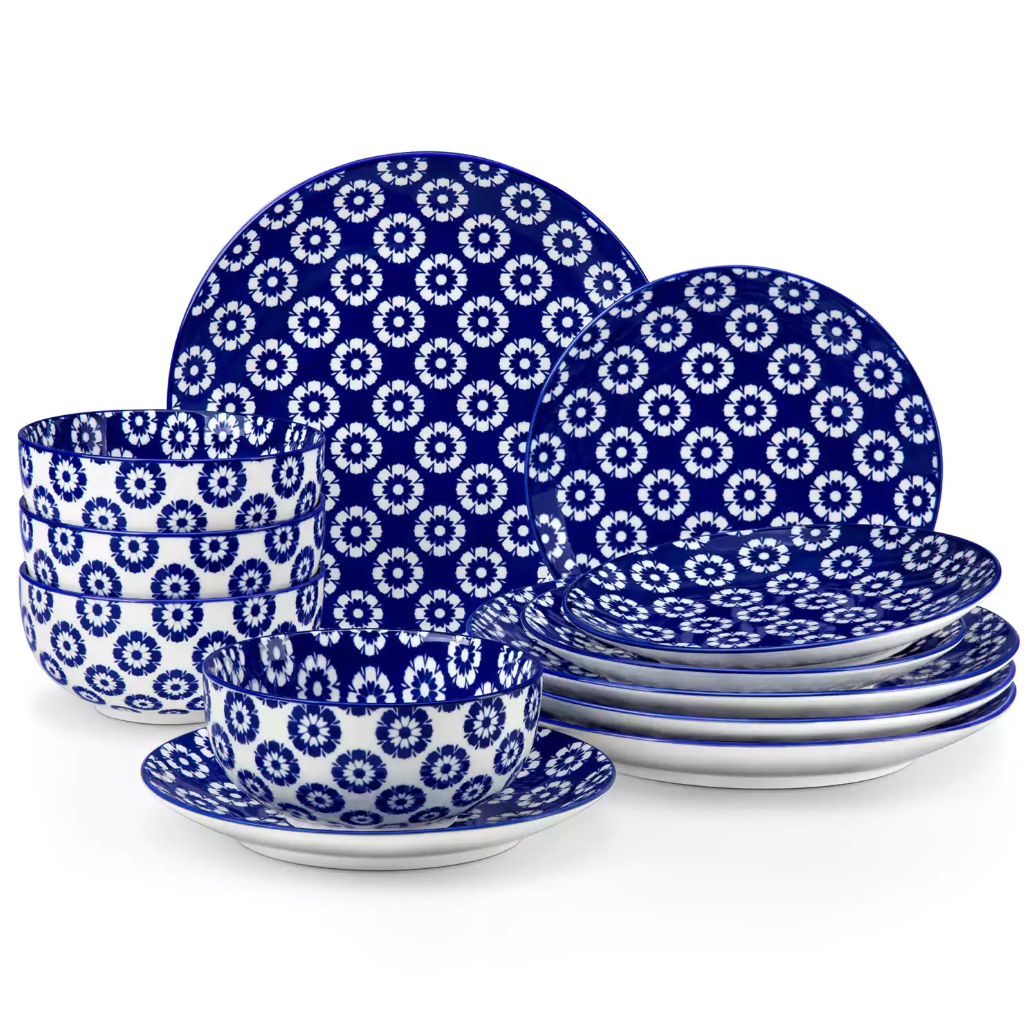 Selene 12 Piece Dinnerware Set
