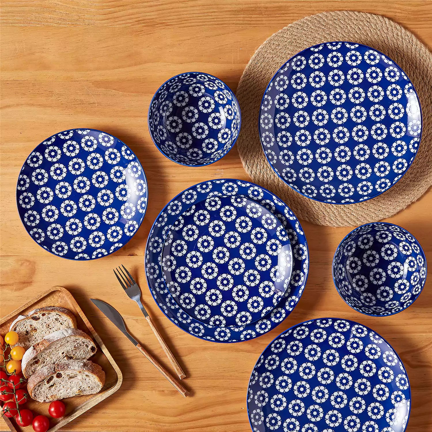Selene 12 Piece Dinnerware Set