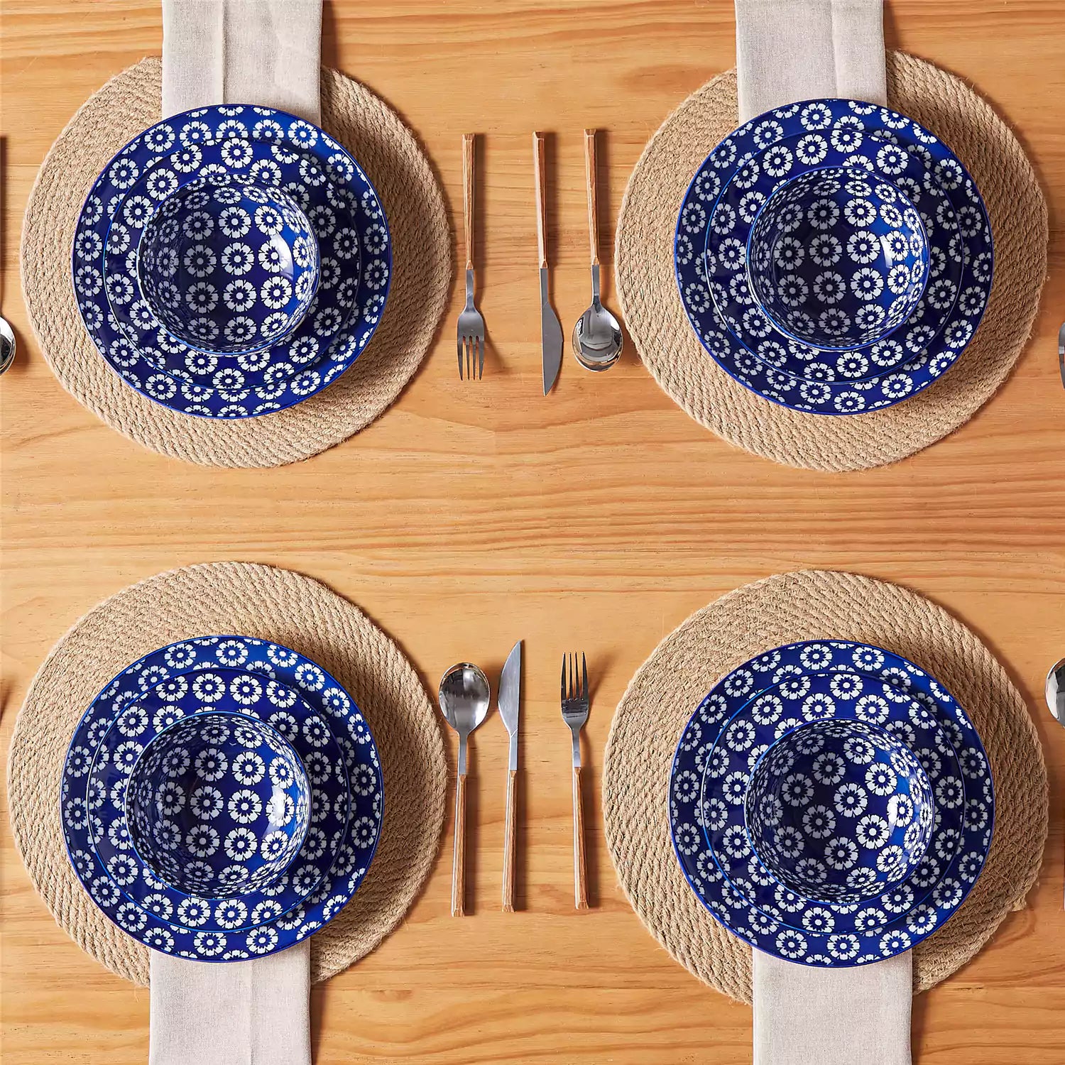 Selene 12 Piece Dinnerware Set