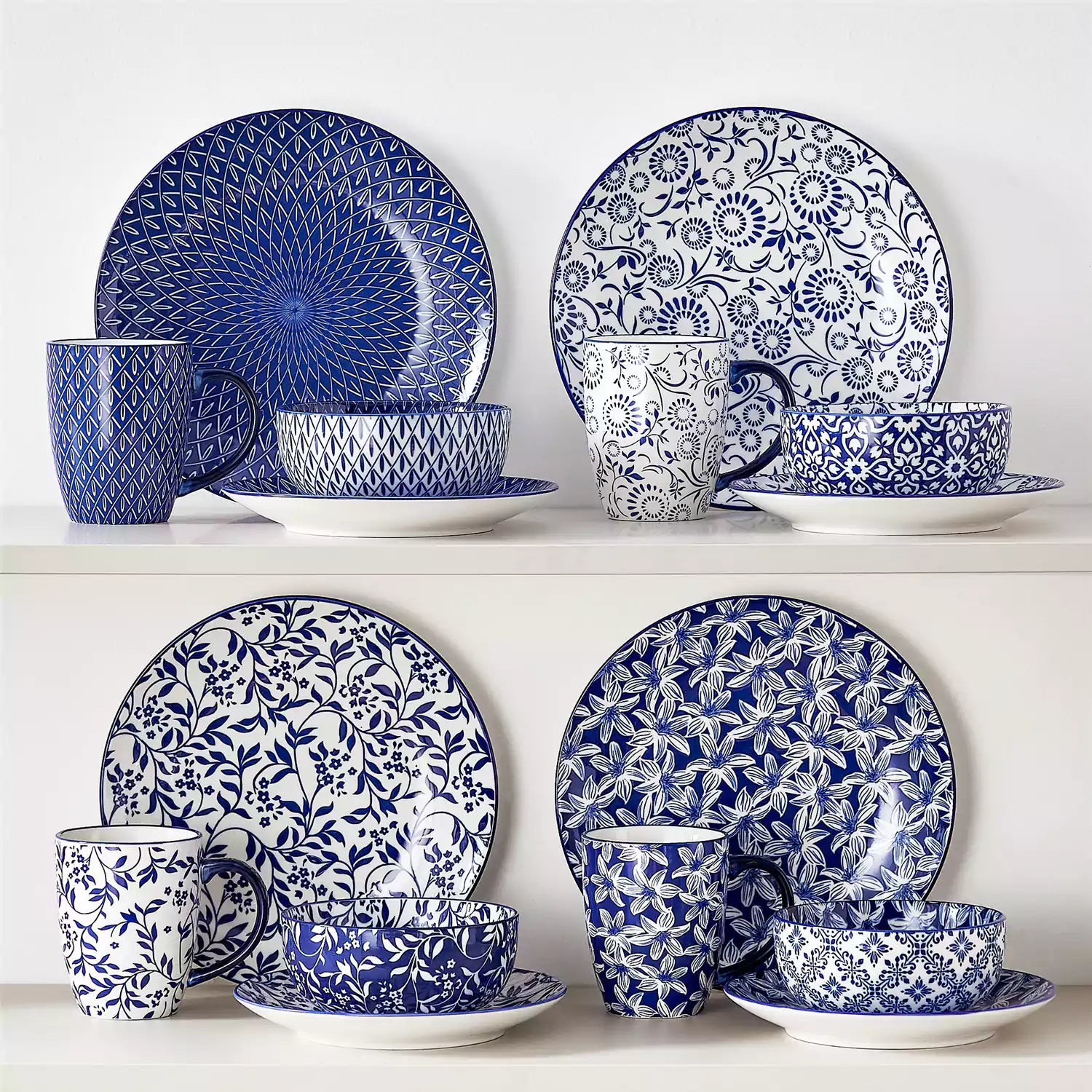 Selene 16 Piece Dinnerware Set