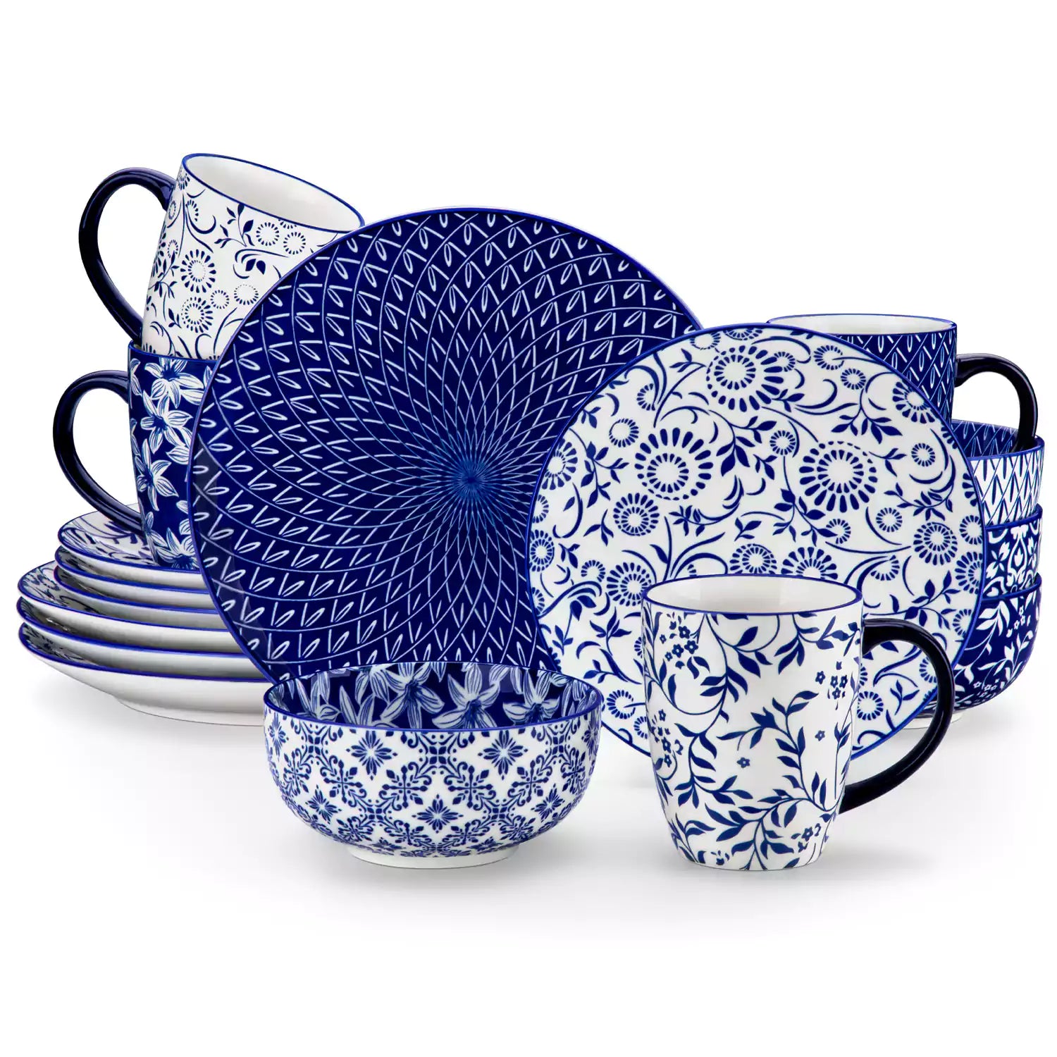 Selene 16 Piece Dinnerware Set