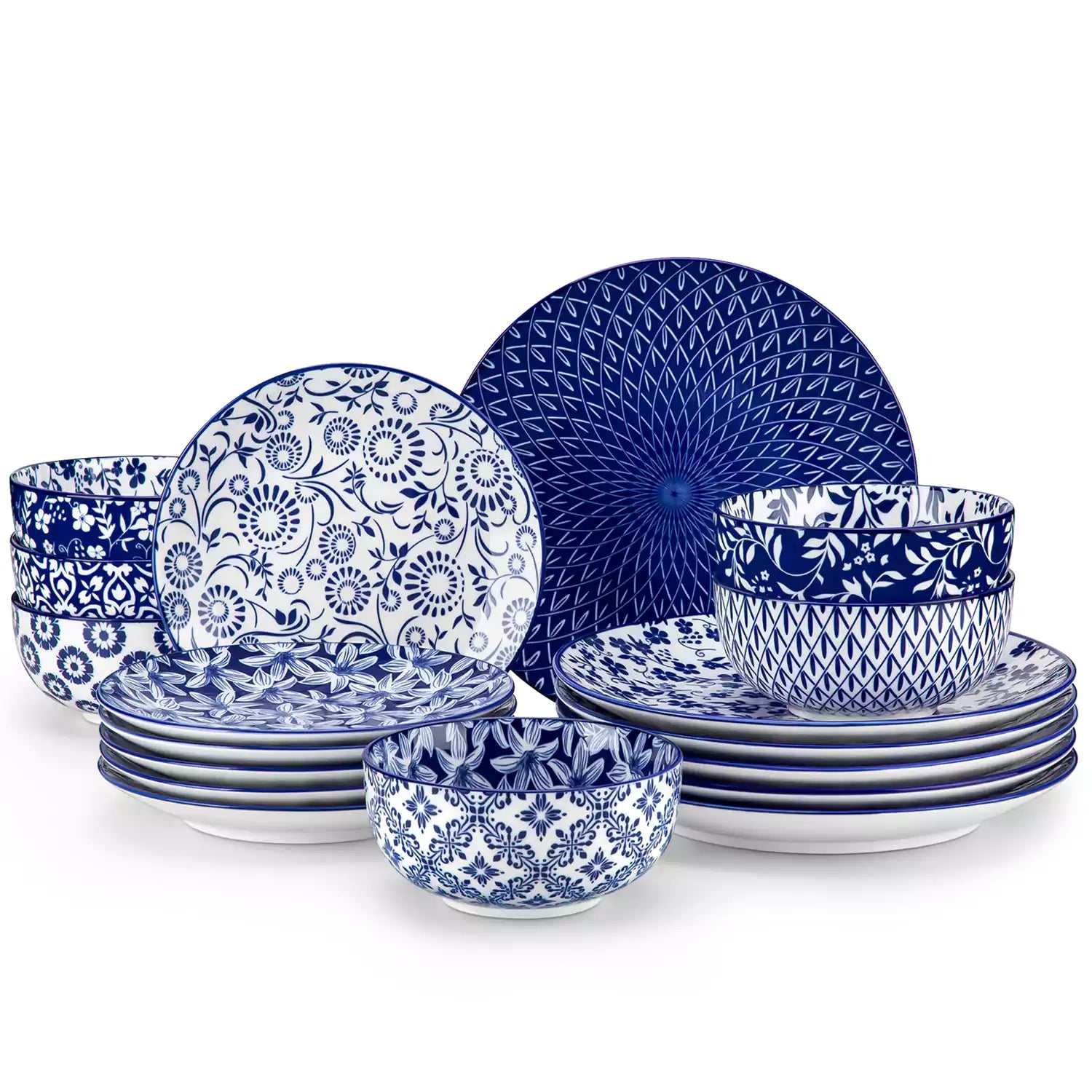 Selene 18 Piece Dinnerware Set