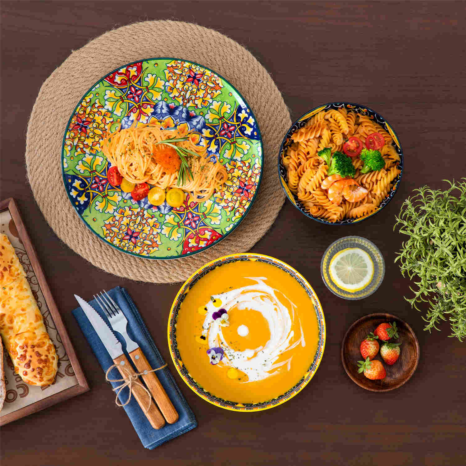 Simi 18 Piece Dinnerware Set