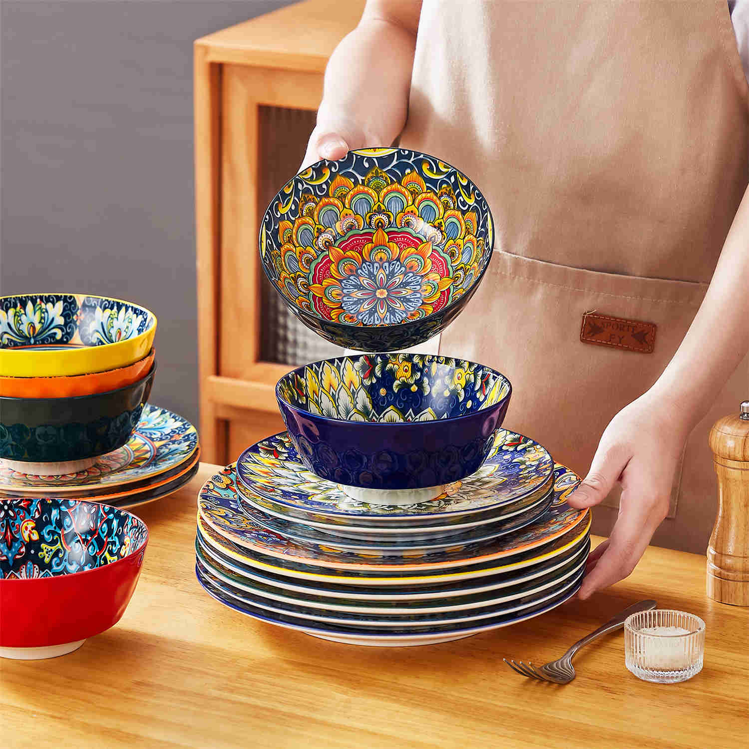 Simi 18 Piece Dinnerware Set