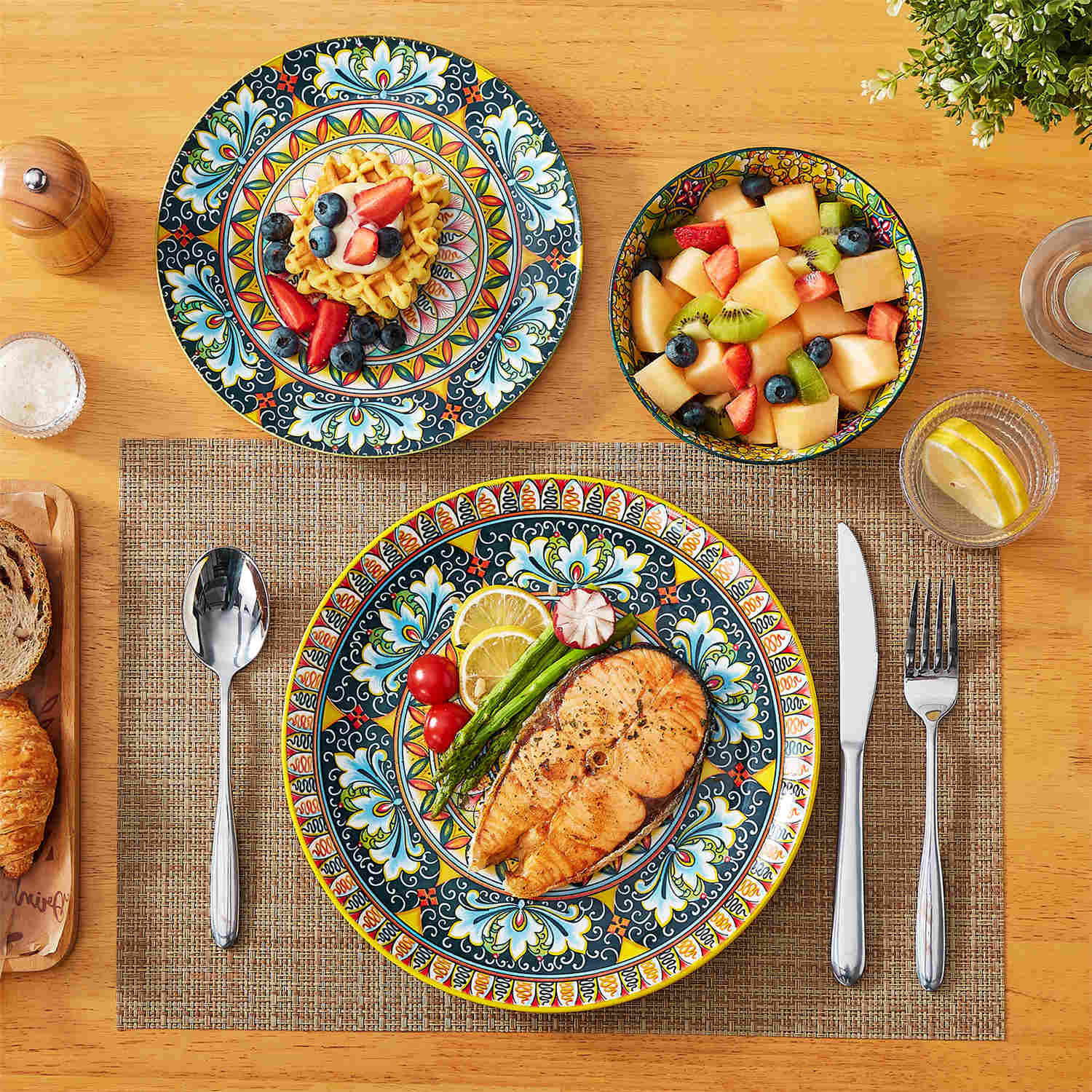 Simi 18 Piece Dinnerware Set