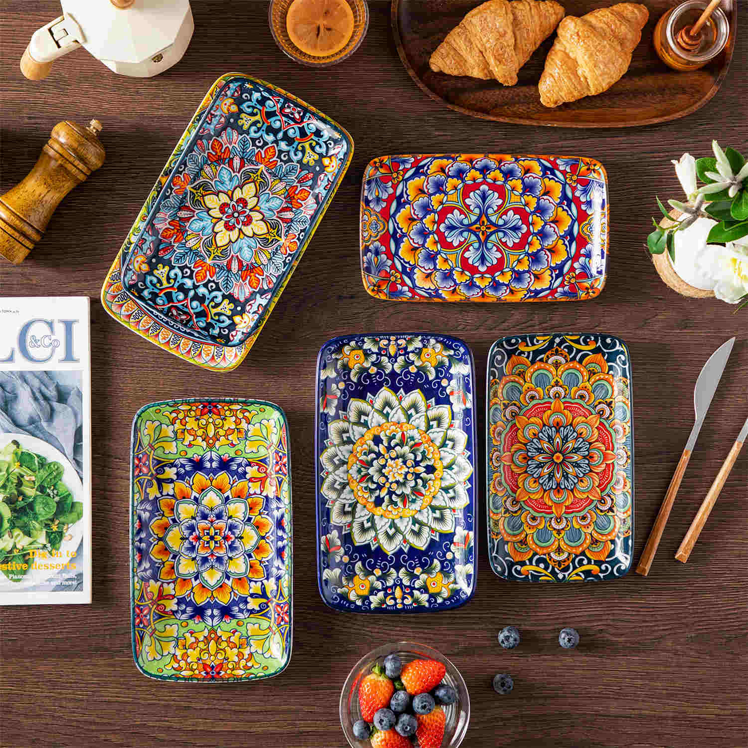 Simi Serving Platters Set of 6