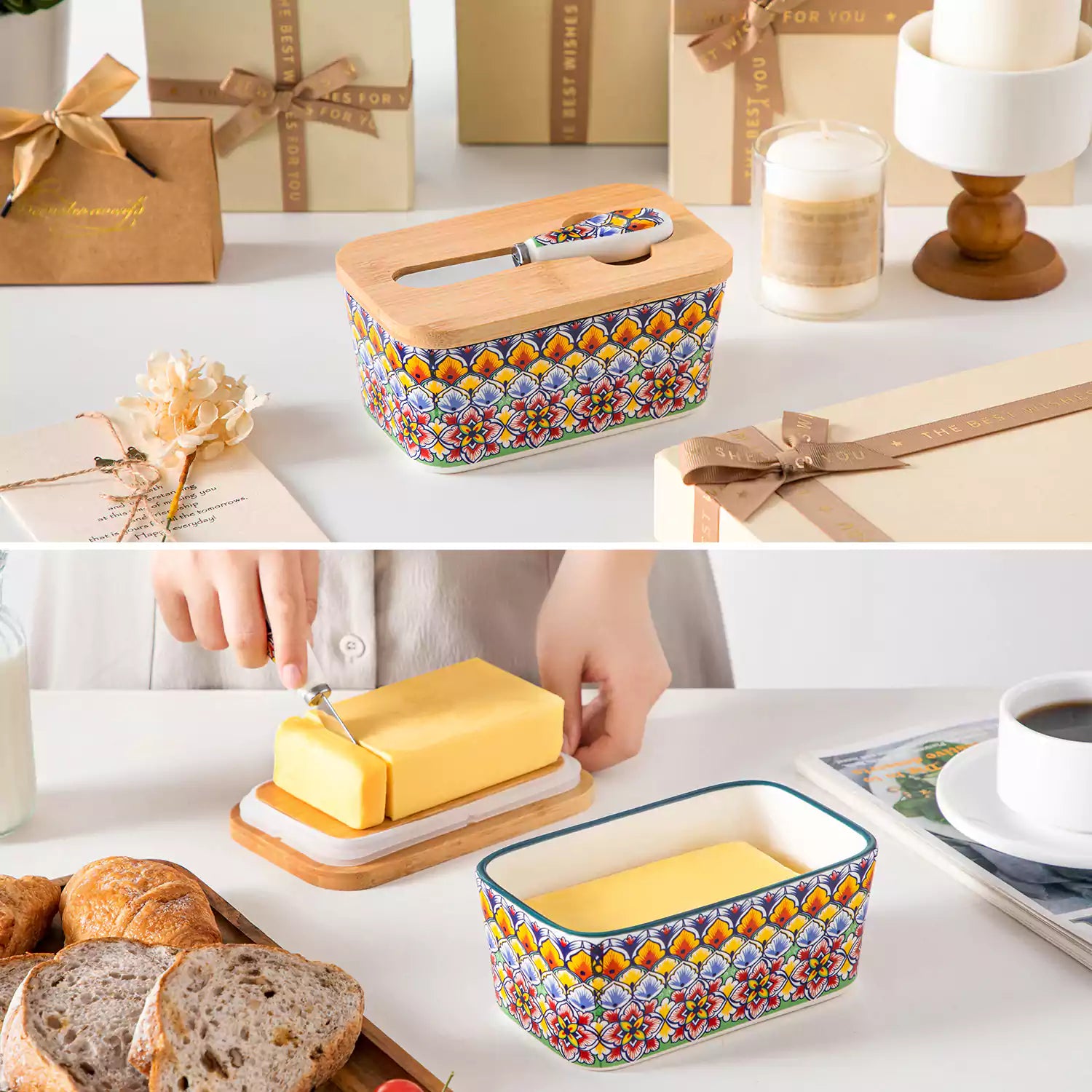Simi Butter Dish with Lid