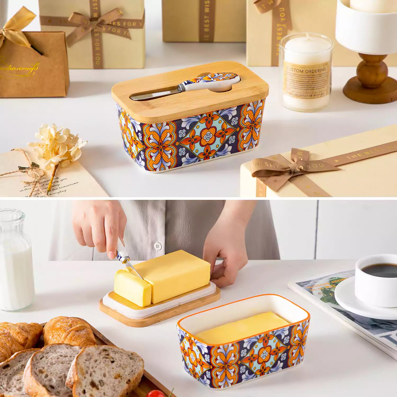 Simi Butter Dish with Lid