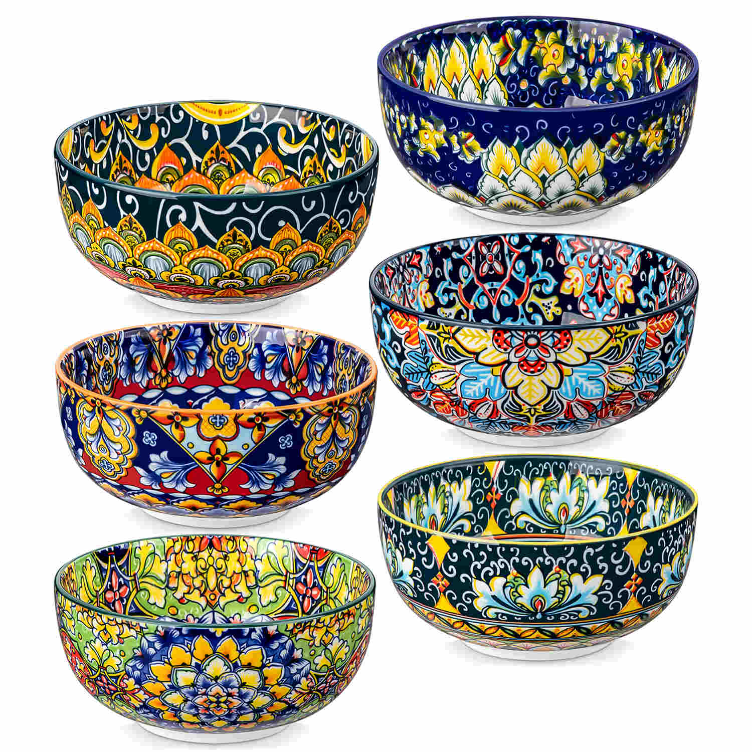 Simi Double-Sided Bowls Set of 6
