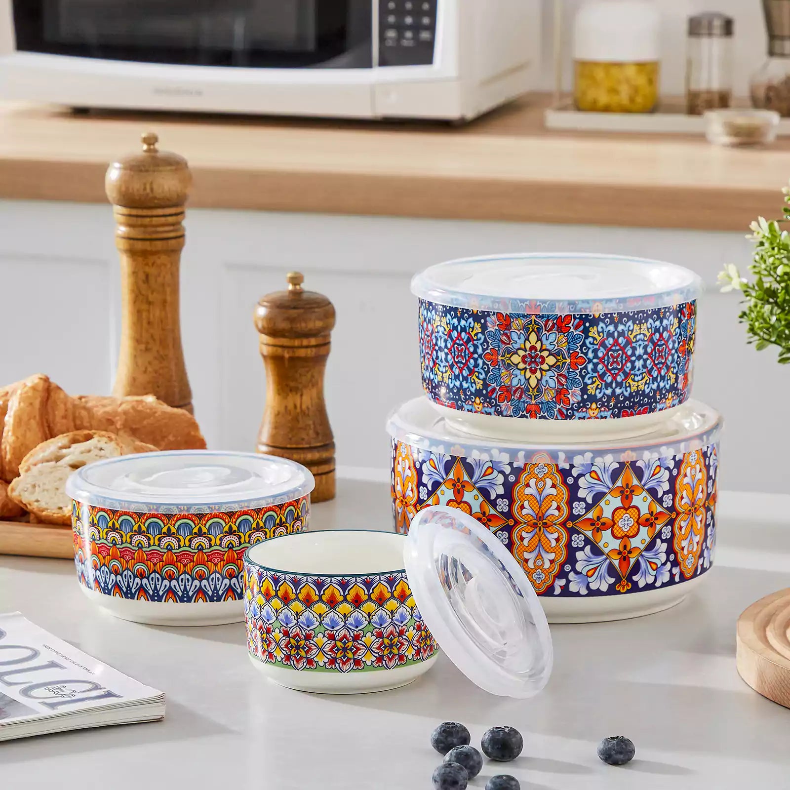 Simi Food Storage Bowls Set of 4