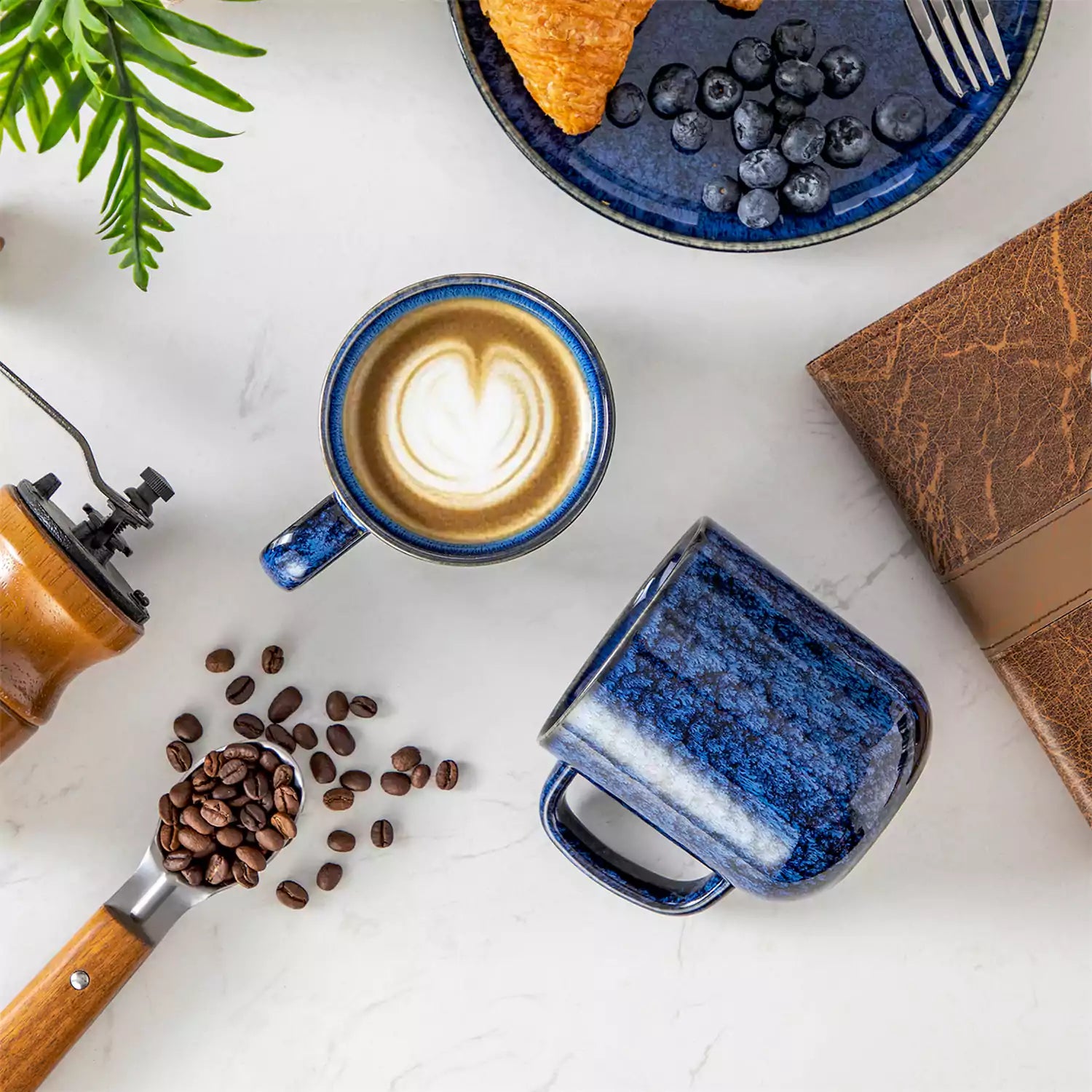 Starry Gentlely Curved Mugs Set of 6